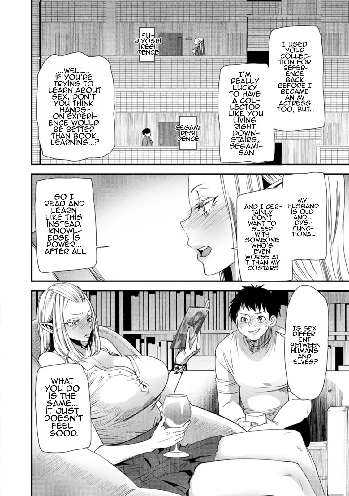 Does the Married Elf Who Made Her AV Debut Dream of a Genuine Orgasm Chapter 1 page 9 full