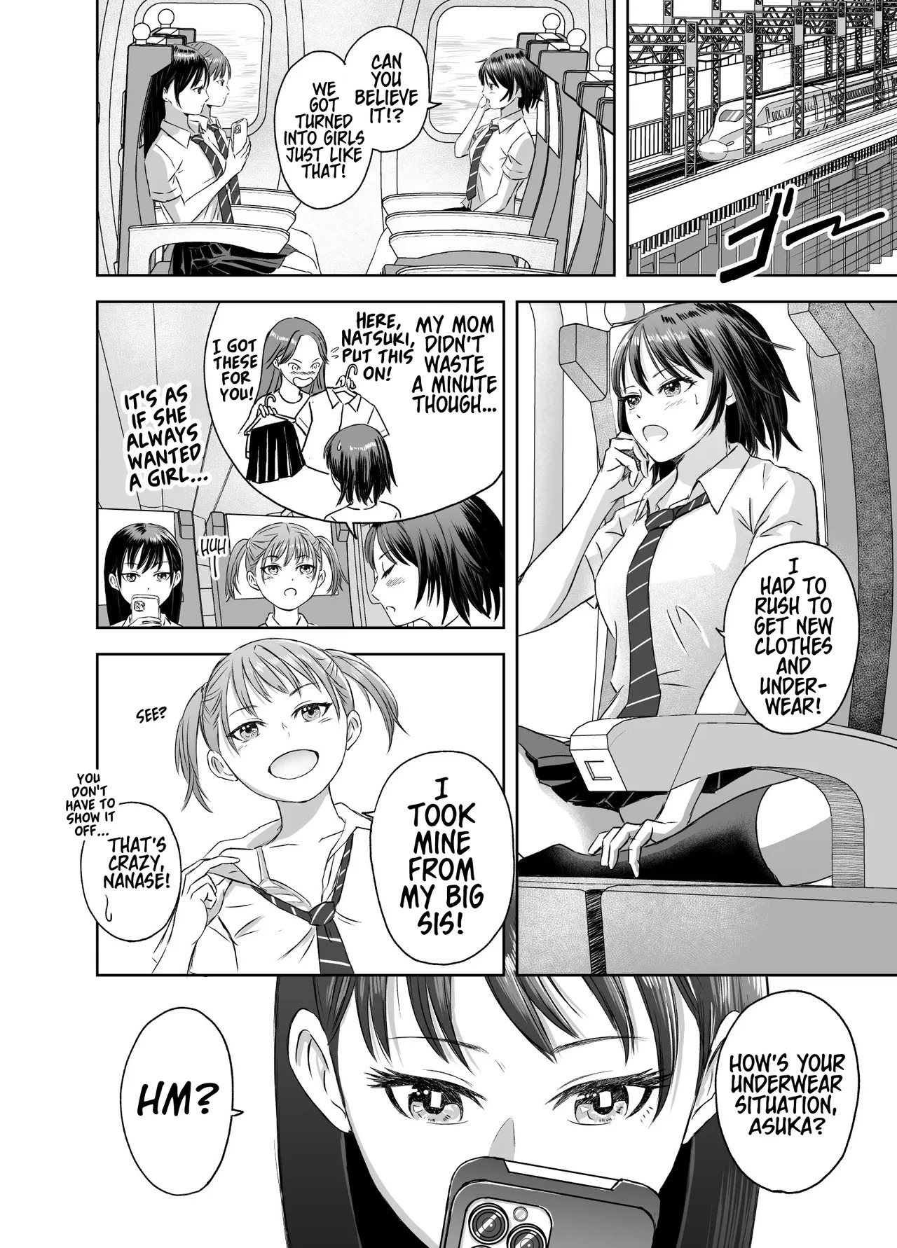 Shuugakuryokou Mae ni Joshikousei ni Natta Hanashi | How We Became Girls Before Our School Trip Ch. 1 page 3 full