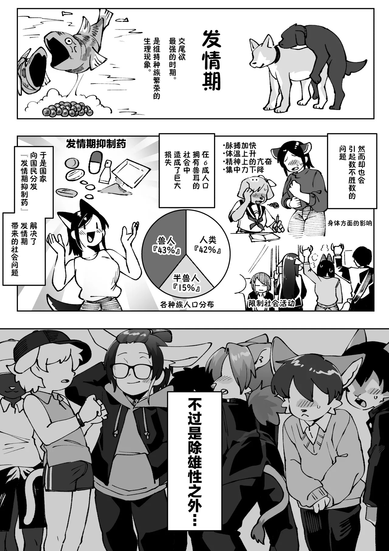 発情期にはアカスリを 全两回 page 1 full