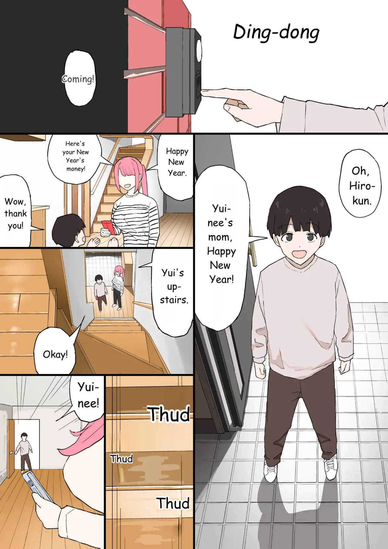Kinjo no Onee-chan ni Otoshidama Watashite Hamedori Misete Morau Hanashi page 2 full