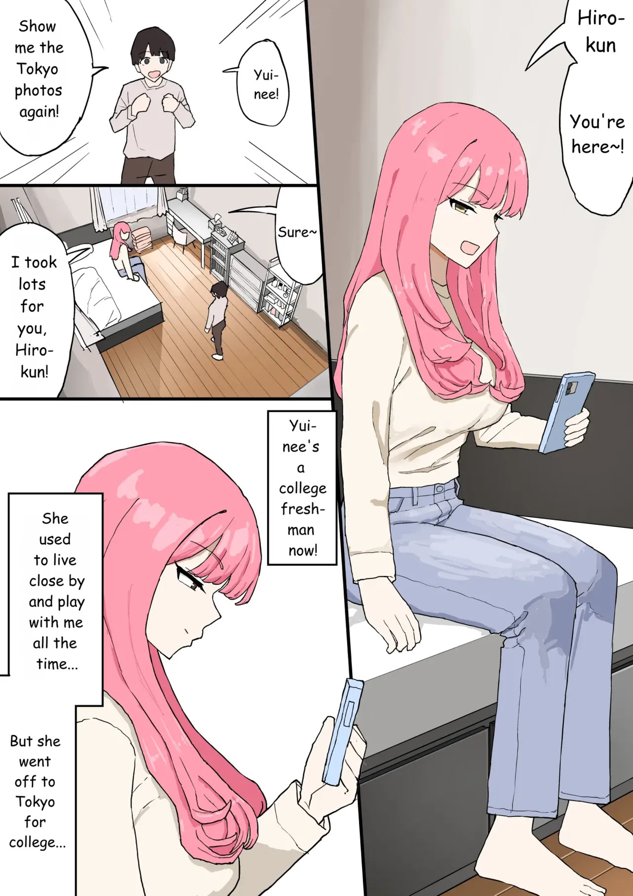 Kinjo no Onee-chan ni Otoshidama Watashite Hamedori Misete Morau Hanashi page 3 full