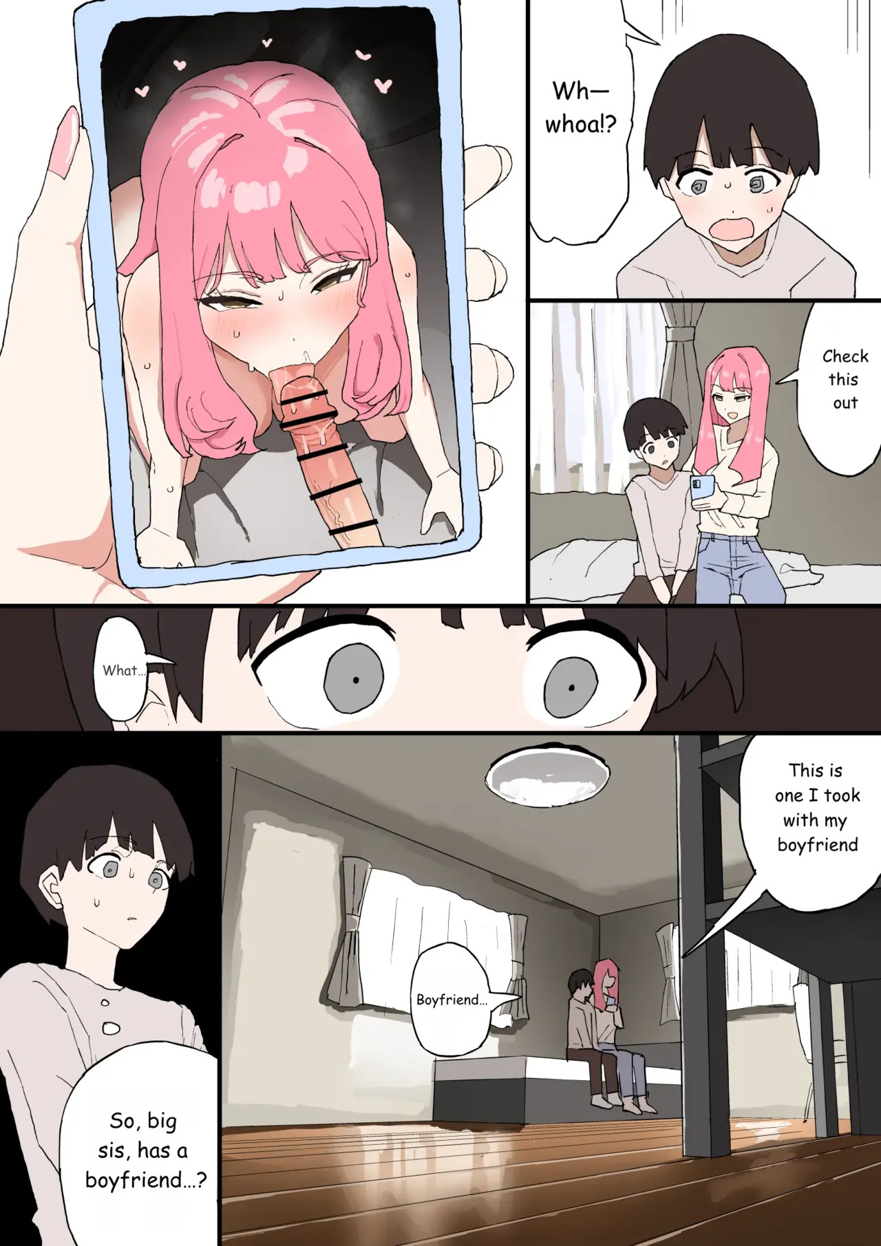 Kinjo no Onee-chan ni Otoshidama Watashite Hamedori Misete Morau Hanashi page 6 full