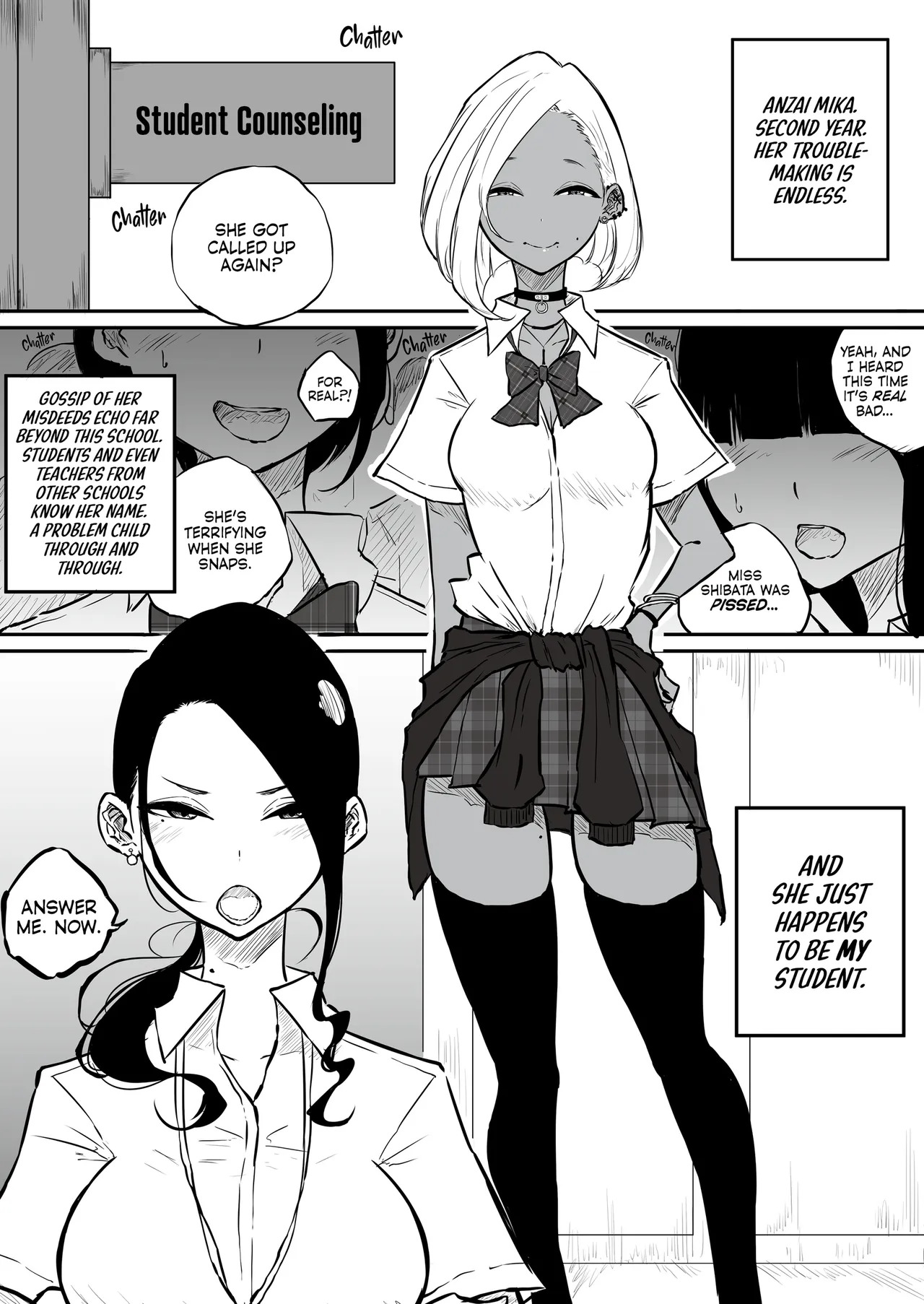 Uptight Teacher Meets Gyaru Slut page 2 full