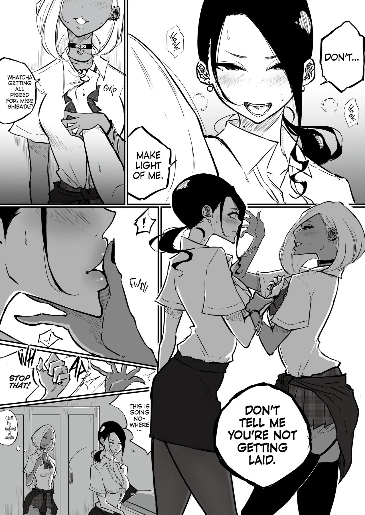 Uptight Teacher Meets Gyaru Slut page 5 full