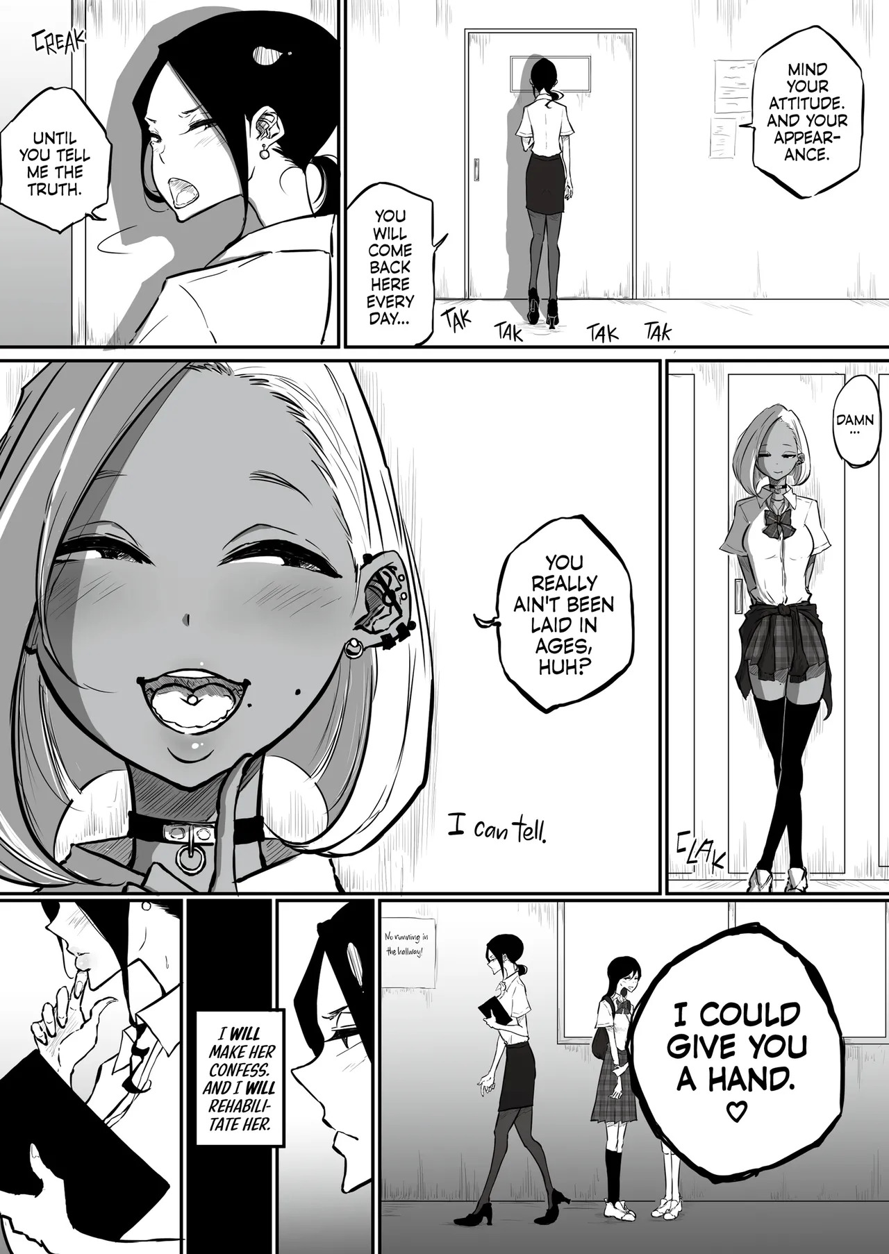 Uptight Teacher Meets Gyaru Slut page 6 full