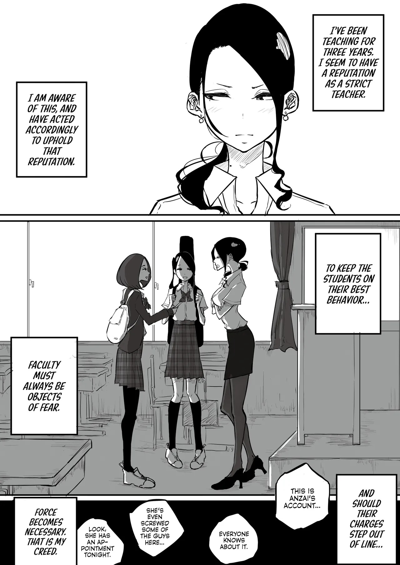 Uptight Teacher Meets Gyaru Slut page 7 full