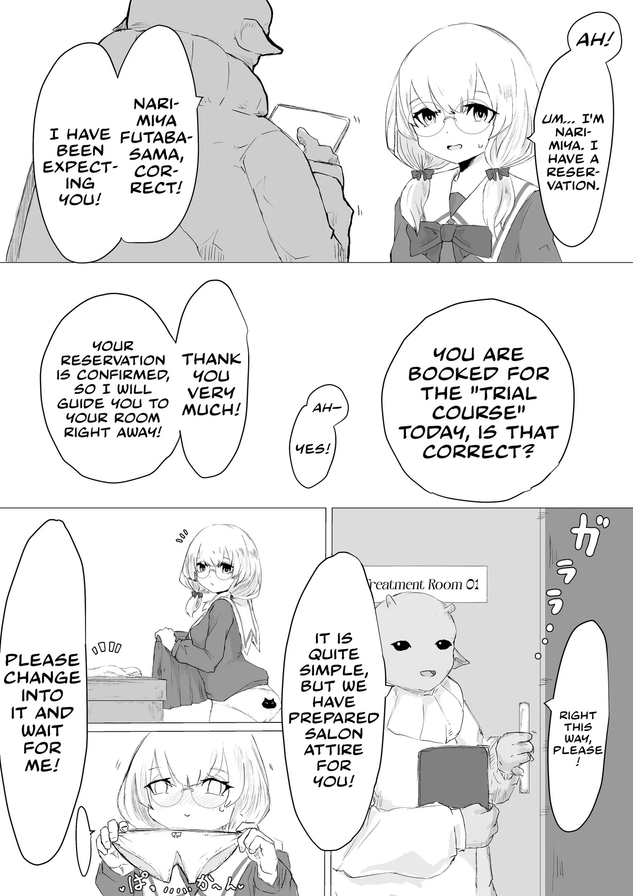 Futanari Taiken Esthe Salon. | The Futanari Experience Salon. page 7 full