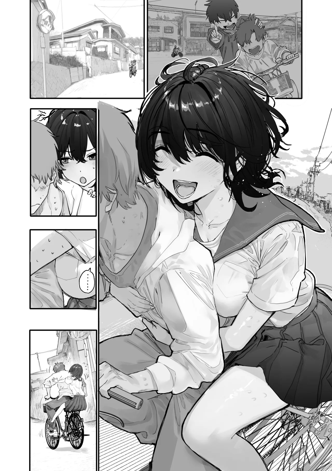 幼なじみと二人乗り page 1 full