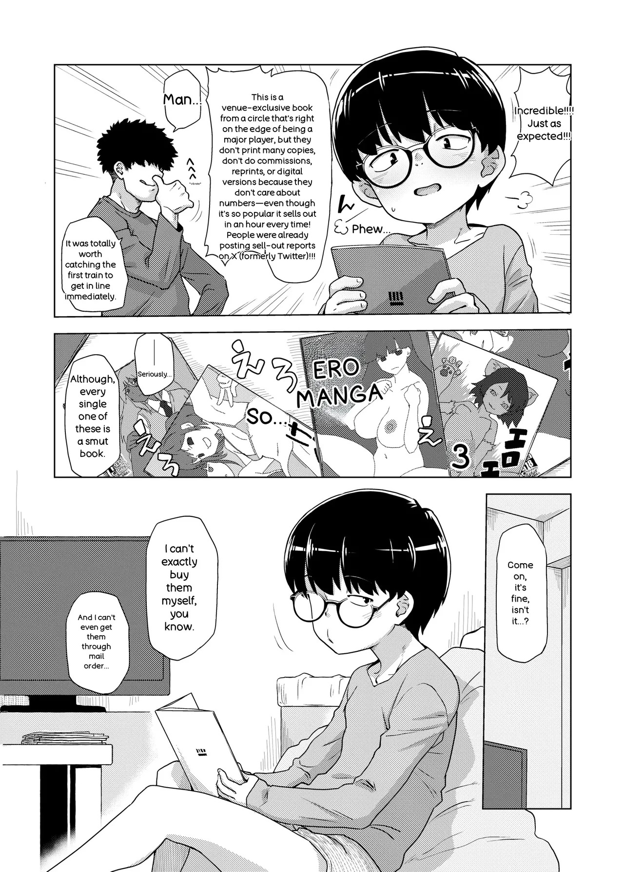 地味眼鏡子が見せオナして見抜きされてあと普通にSEX page 4 full