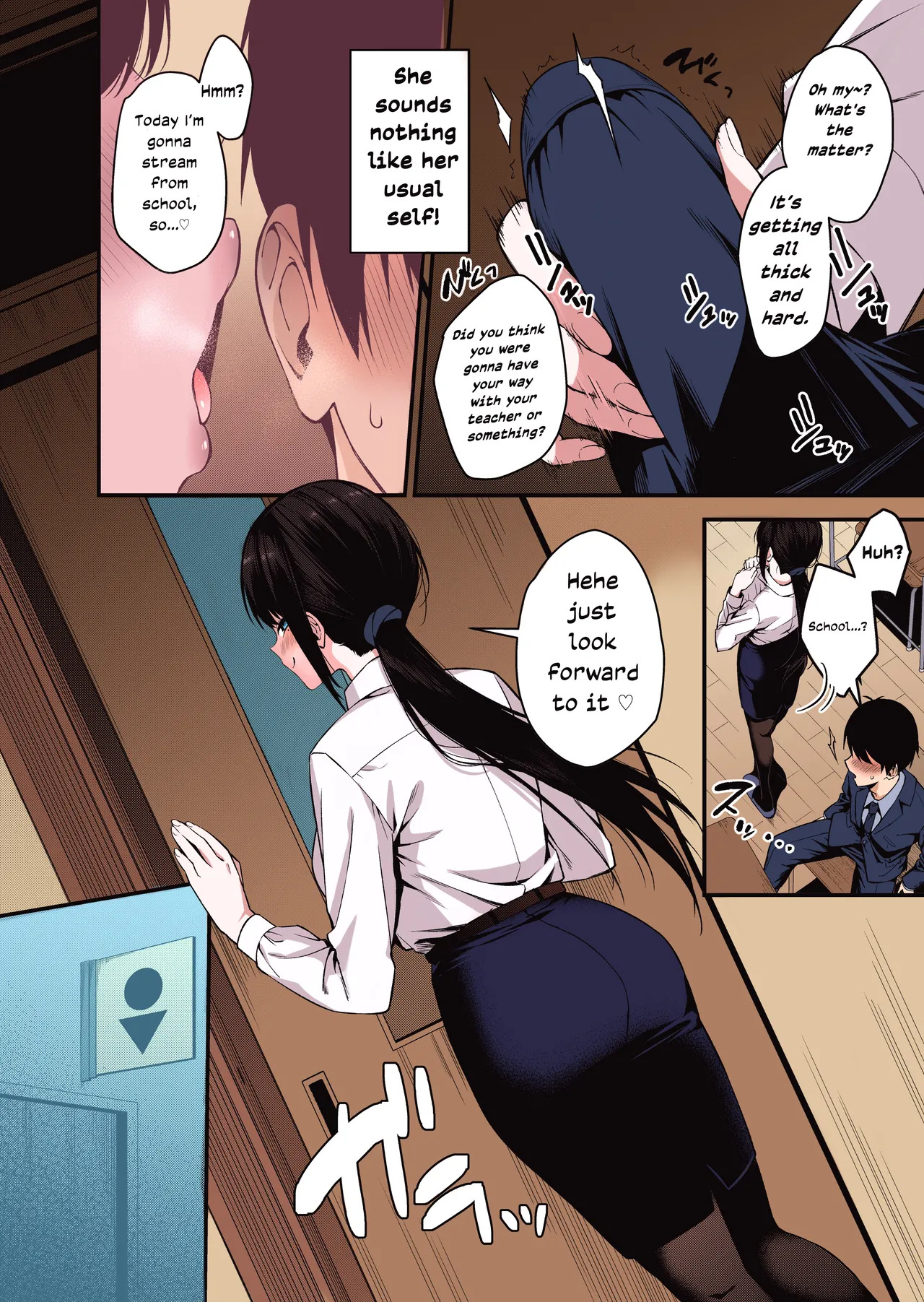 My Teacher is the Girl Behind the Slutty Lewd Streamer page 9 full