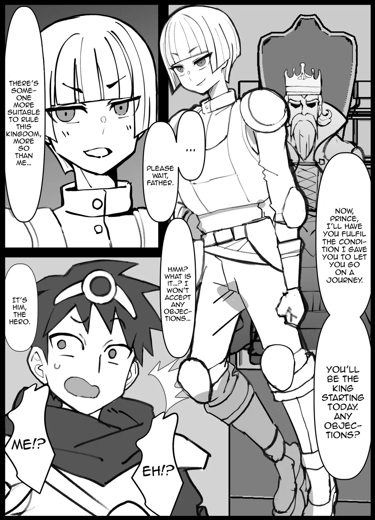 Osananajimi no Ouji ga Totsuzen Hime ni natte Mukaeru Koto ni natta Shoya / My Childhood Friend Who's a Prince Turned Into A Princess And It's Our First Night After We Got Married page 4 full