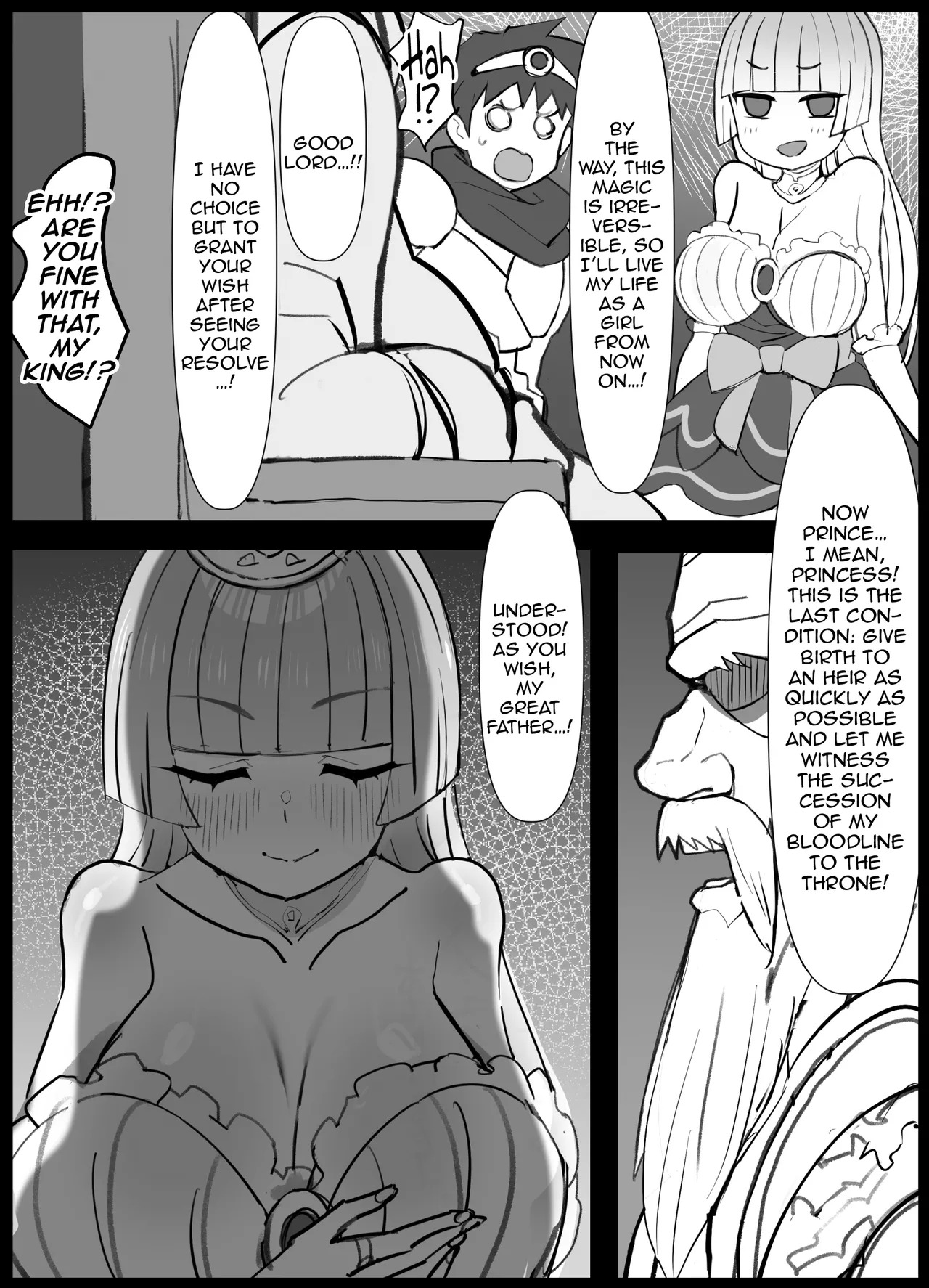 Osananajimi no Ouji ga Totsuzen Hime ni natte Mukaeru Koto ni natta Shoya / My Childhood Friend Who's a Prince Turned Into A Princess And It's Our First Night After We Got Married page 7 full