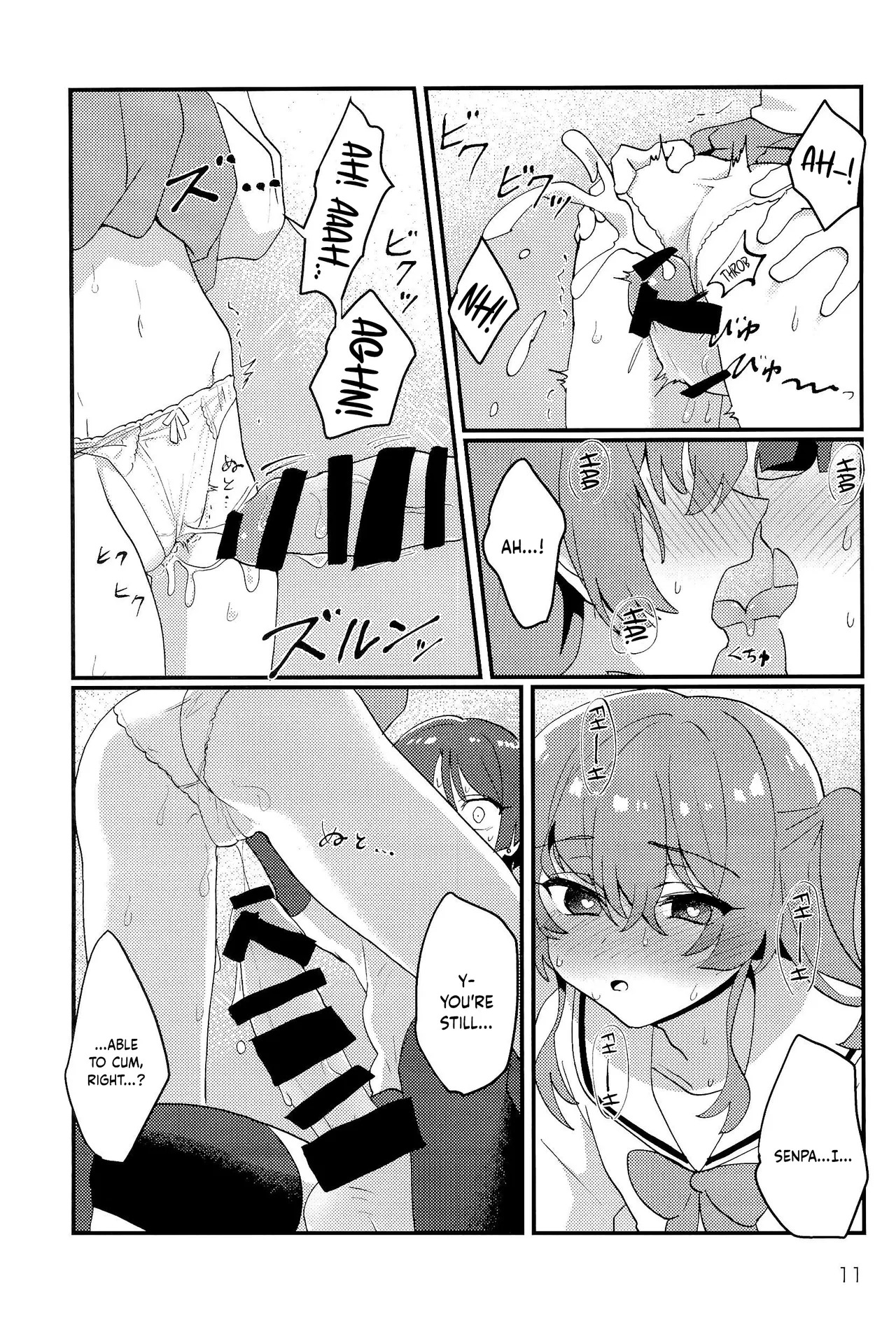 Ryou-senpai, Watashi ga / Ryou-senpai, allow me. page 9 full