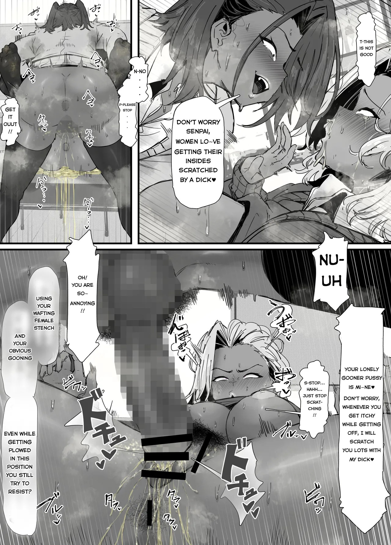 Senpai with itchy pussy has her futanari junior scrape it page 7 full
