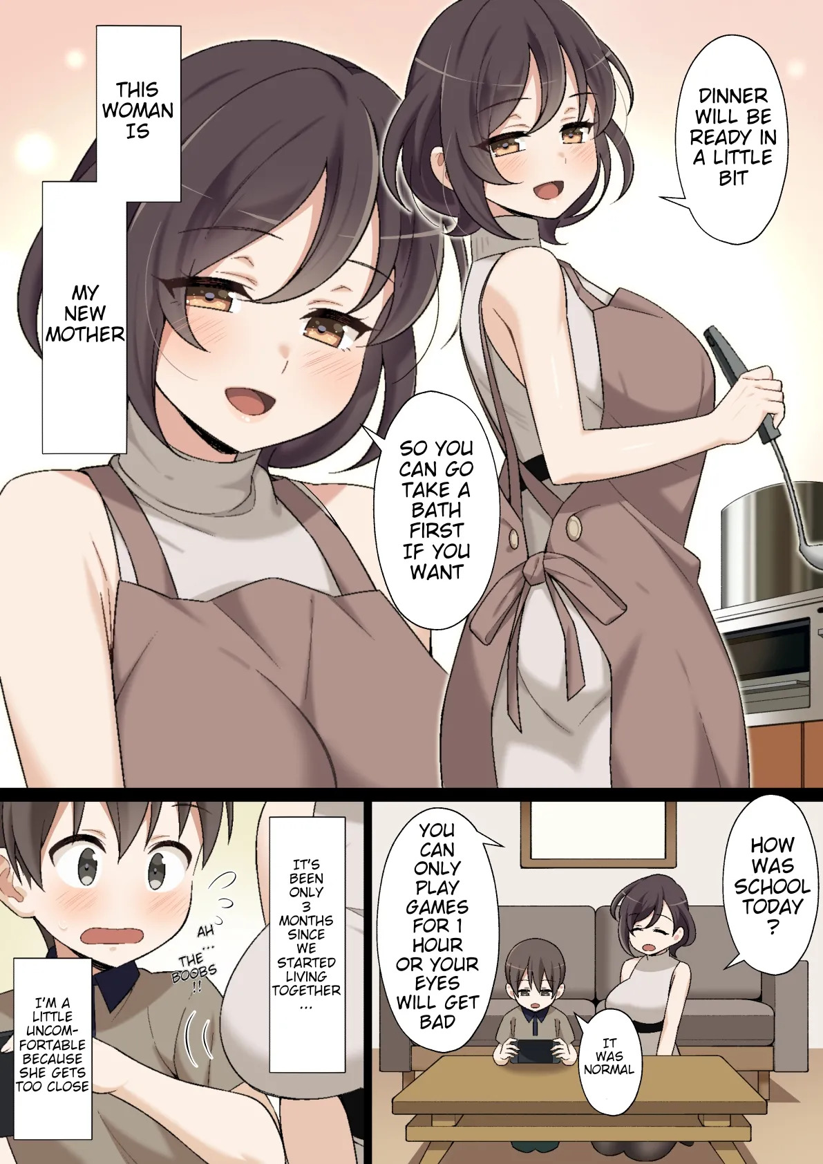 Atarashii Okaa-san to Ecchi na Hatsutaiken page 1 full
