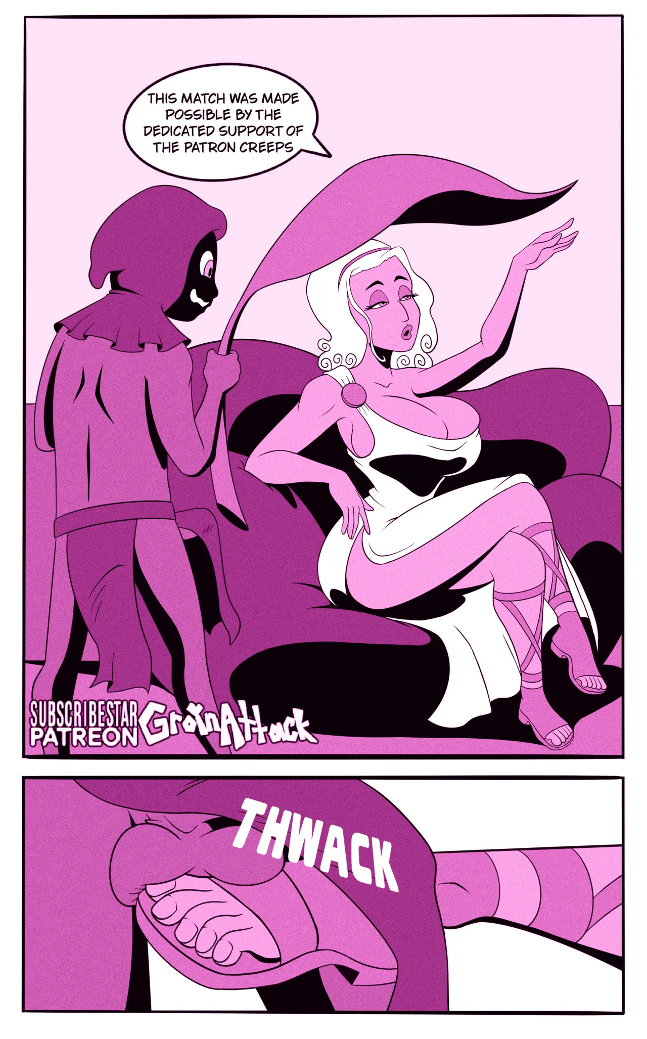 Ballbusting Bimbo Gladiatrix page 6 full