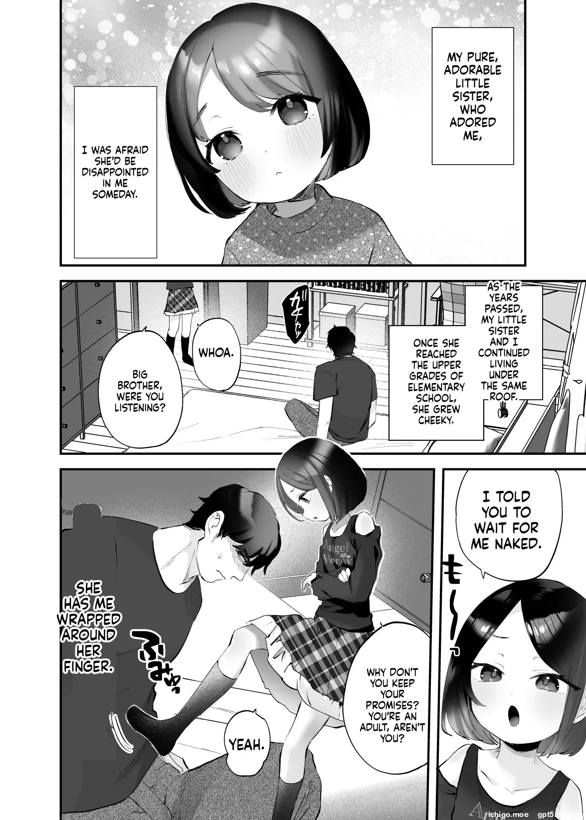 Squeezing my big brother's weak spot page 3 full