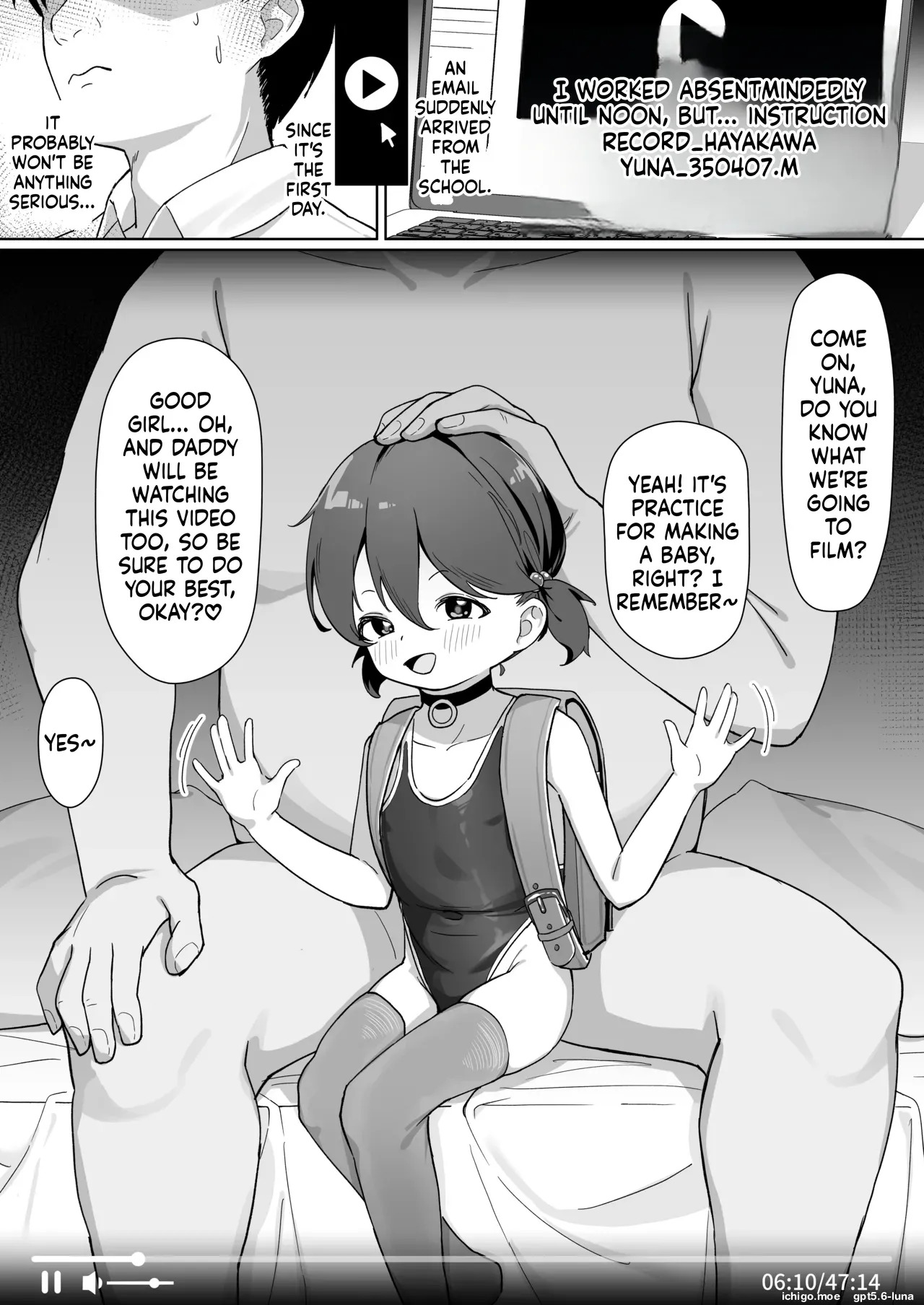 I saw my precious daughter off page 7 full