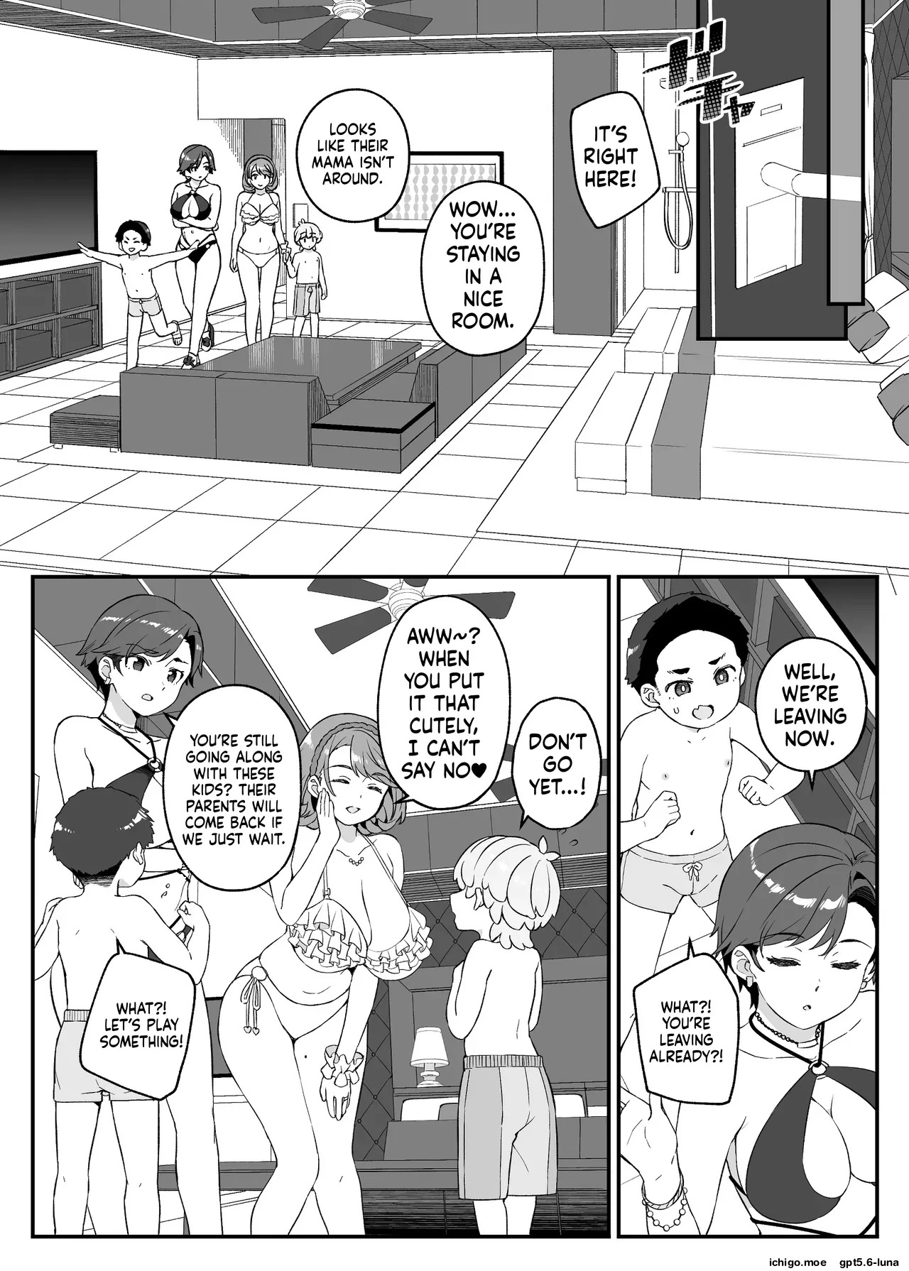 “My Mom!” ~Starting today, we're going to be these kids' “Onahole” moms.~ page 10 full
