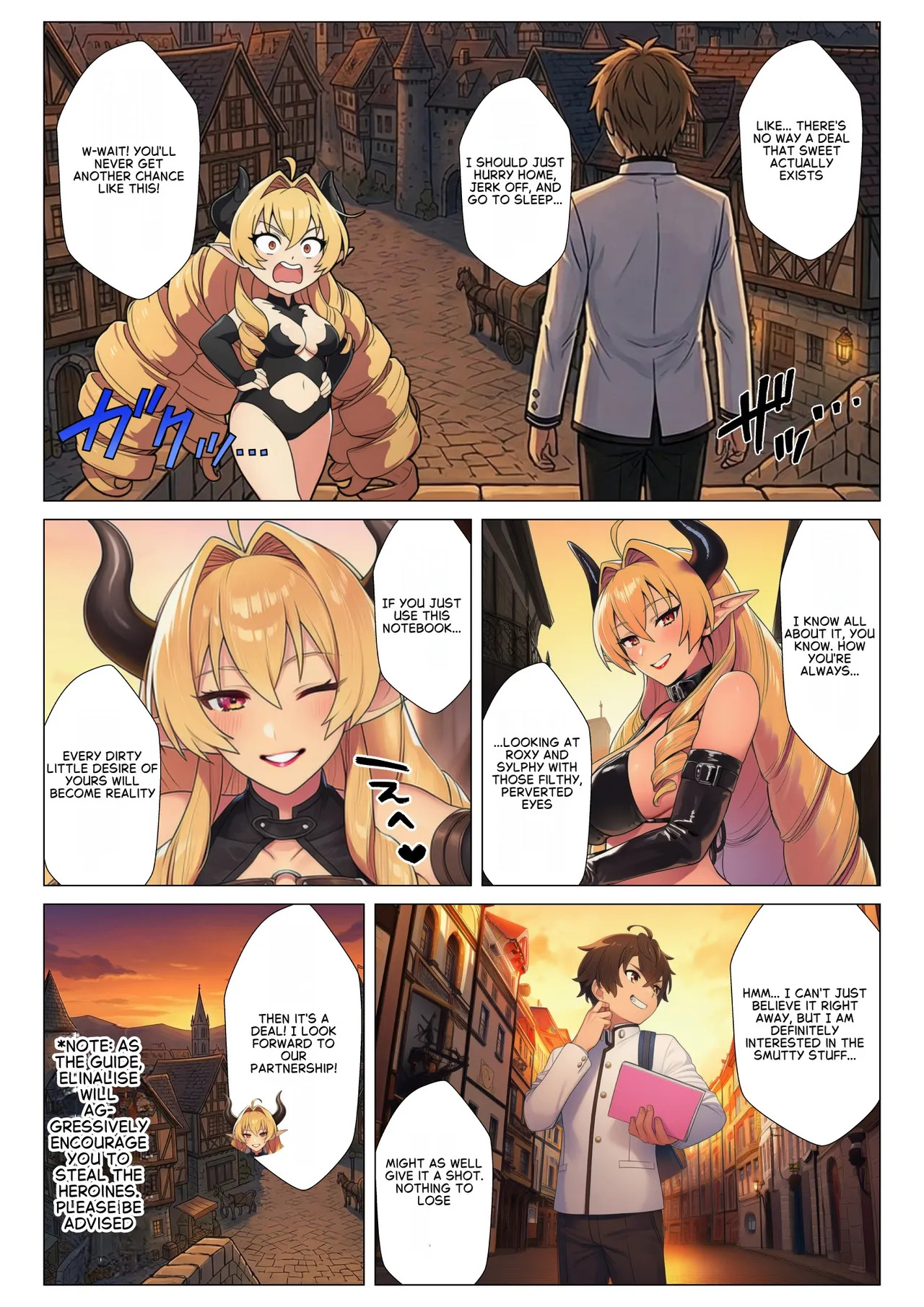 Lust-Inducing Mesu Note - Forcing the Mushoku Tensei heroines into heat for a harem orgy page 7 full