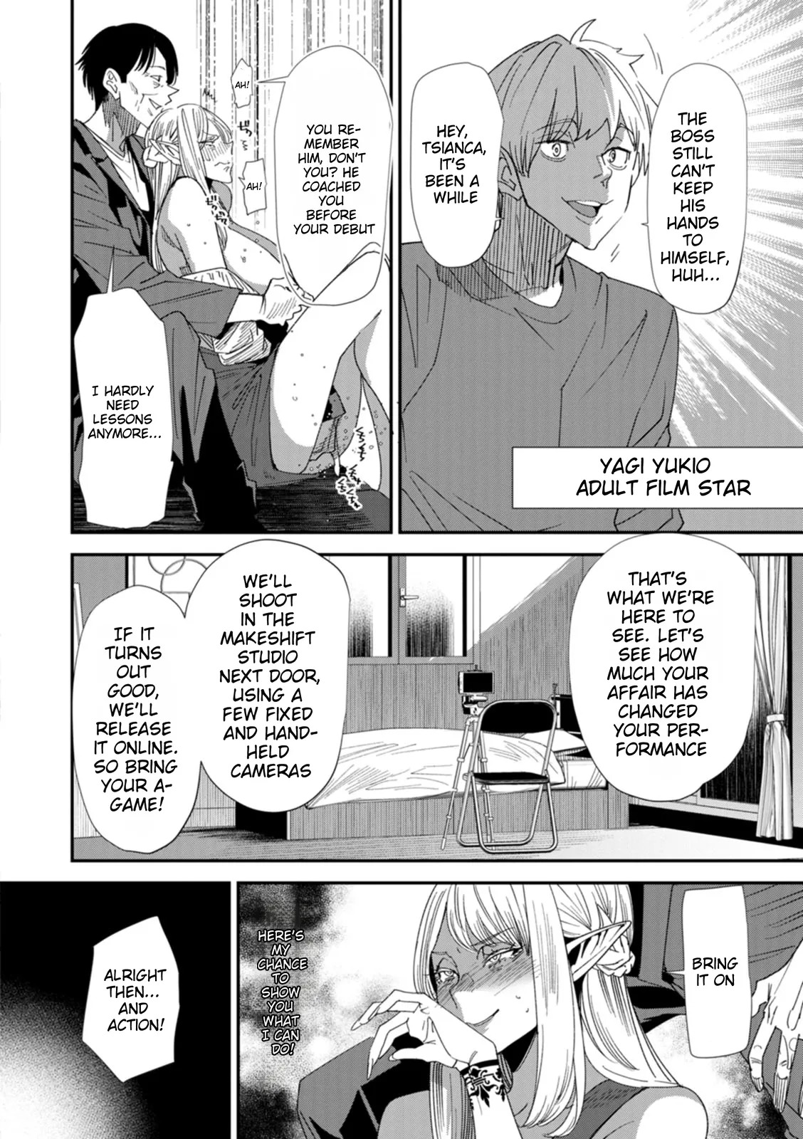 Does the Married Elf Who Made Her AV Debut Dream of a Genuine Orgasm Chapter 4 page 8 full