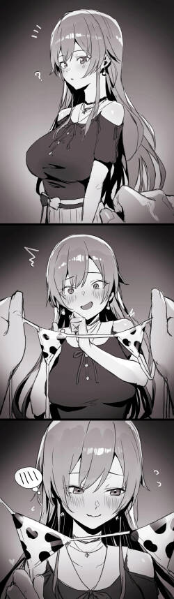 frnにドスケベ衣装を着てもらう絵