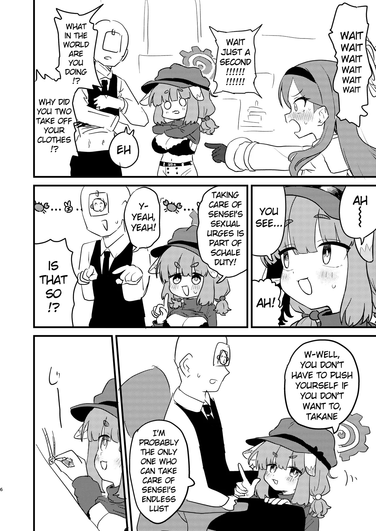 Sensei no Seishori mo Touban no Shigoto nan desu no!? page 5 full