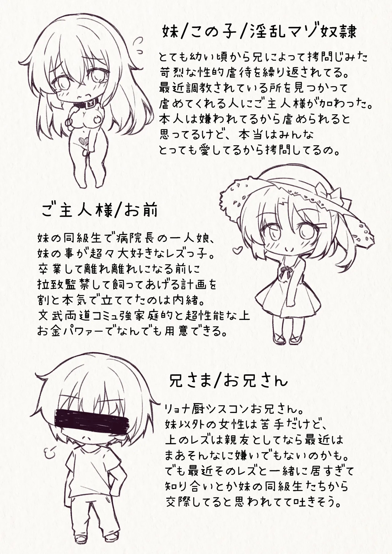 虐待用性奴隷の妹。夏休み編 page 2 full