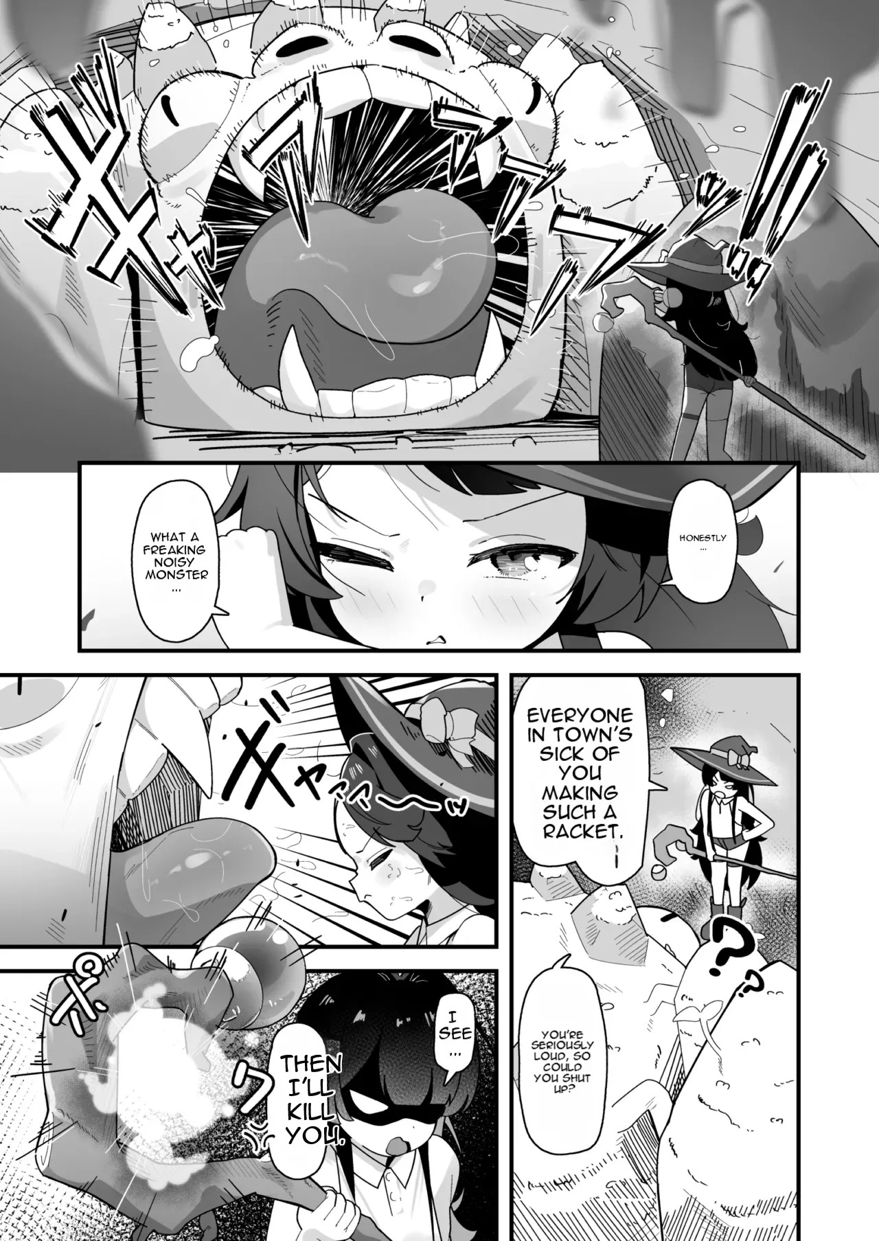 Instant Fall via Hypnosis Magic❤ Cheeky Witch Koko-chan ~A Genius Elite, Yet...❤ Monster page 2 full