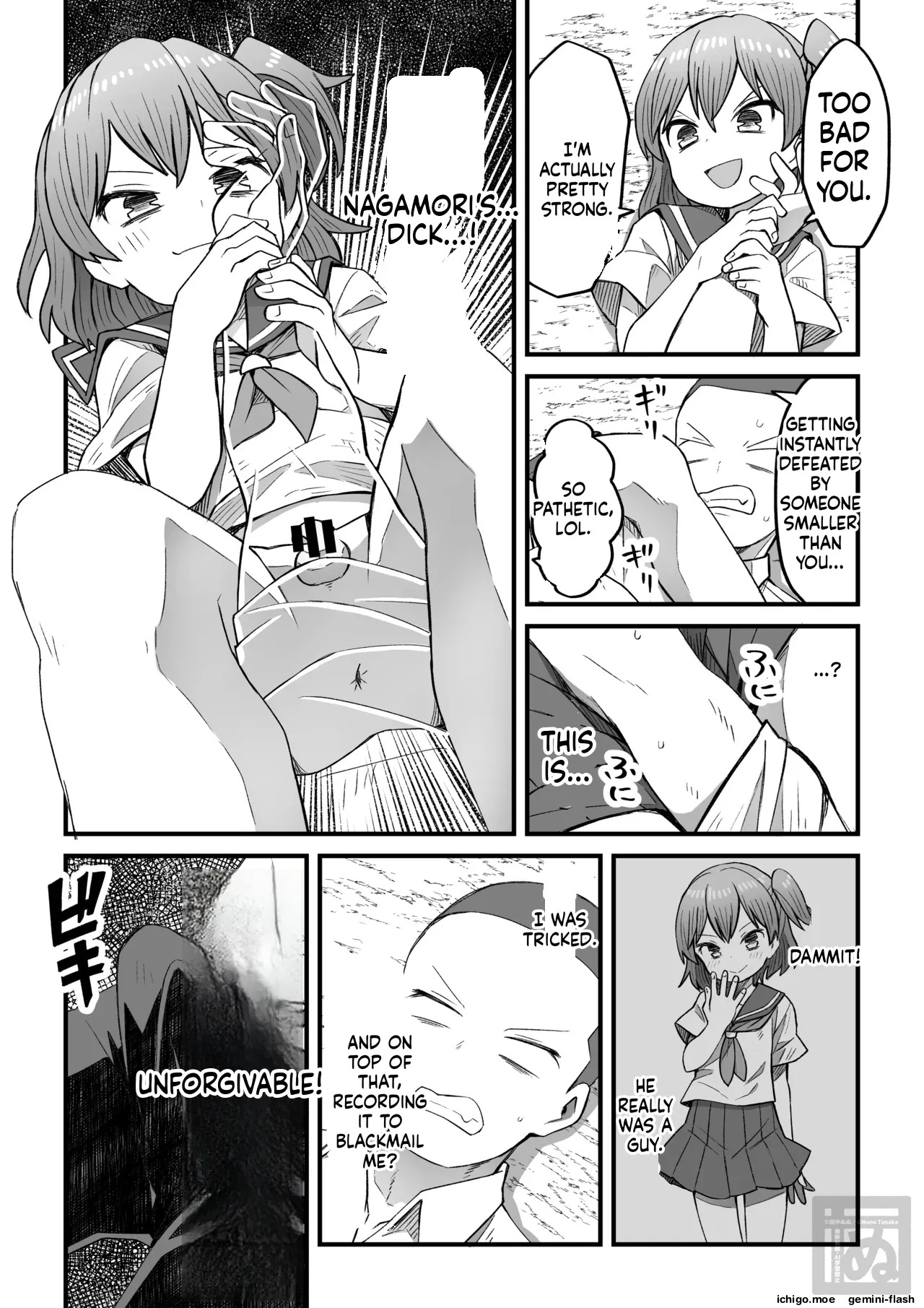 A Story About Teaching a Sassy Cross-Dressing Boy a Lesson – Part 1 page 4 full