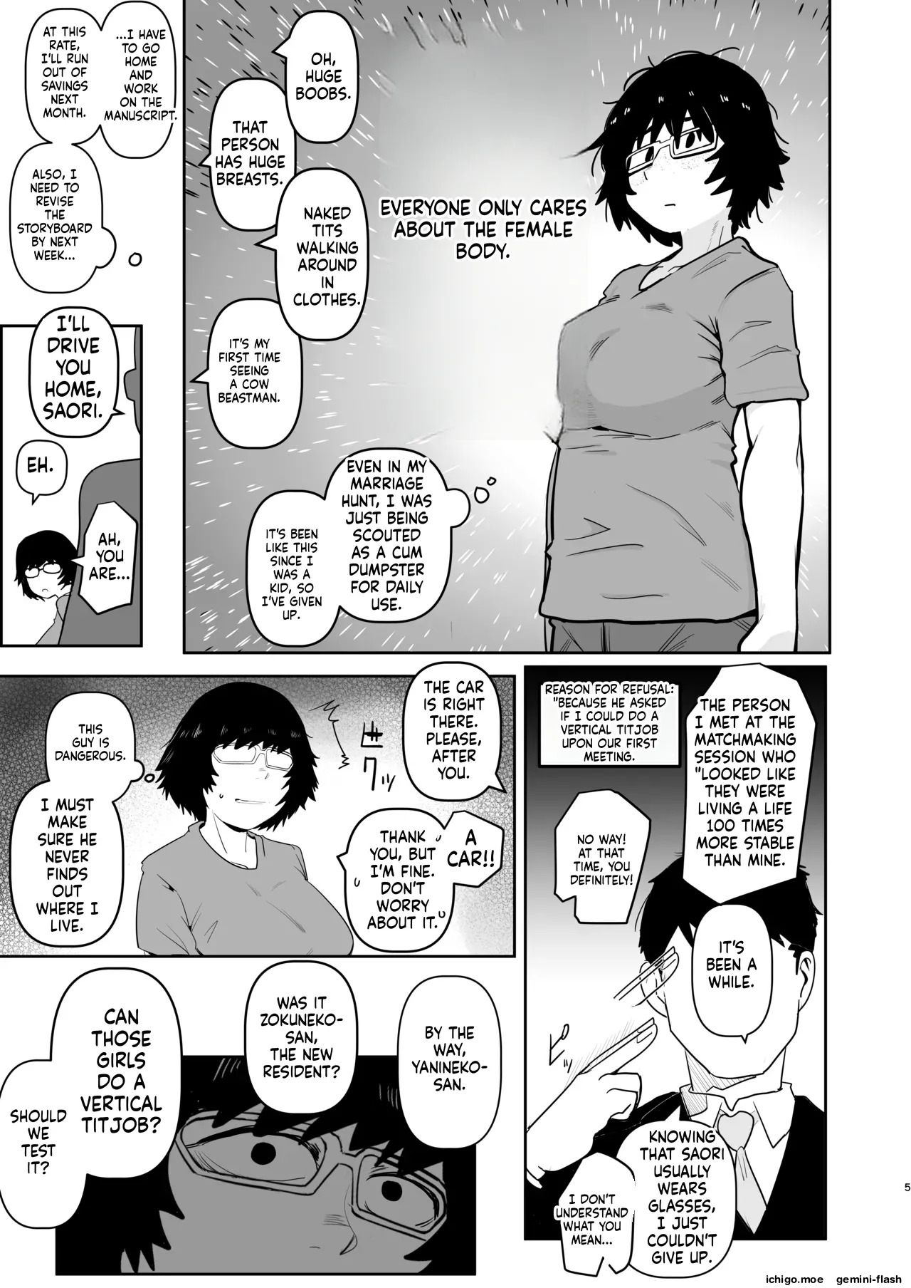 Daininki Mangaka Ochinpo Tatsuro Sensei wa Tatepaizuri Dekiru noka page 5 full