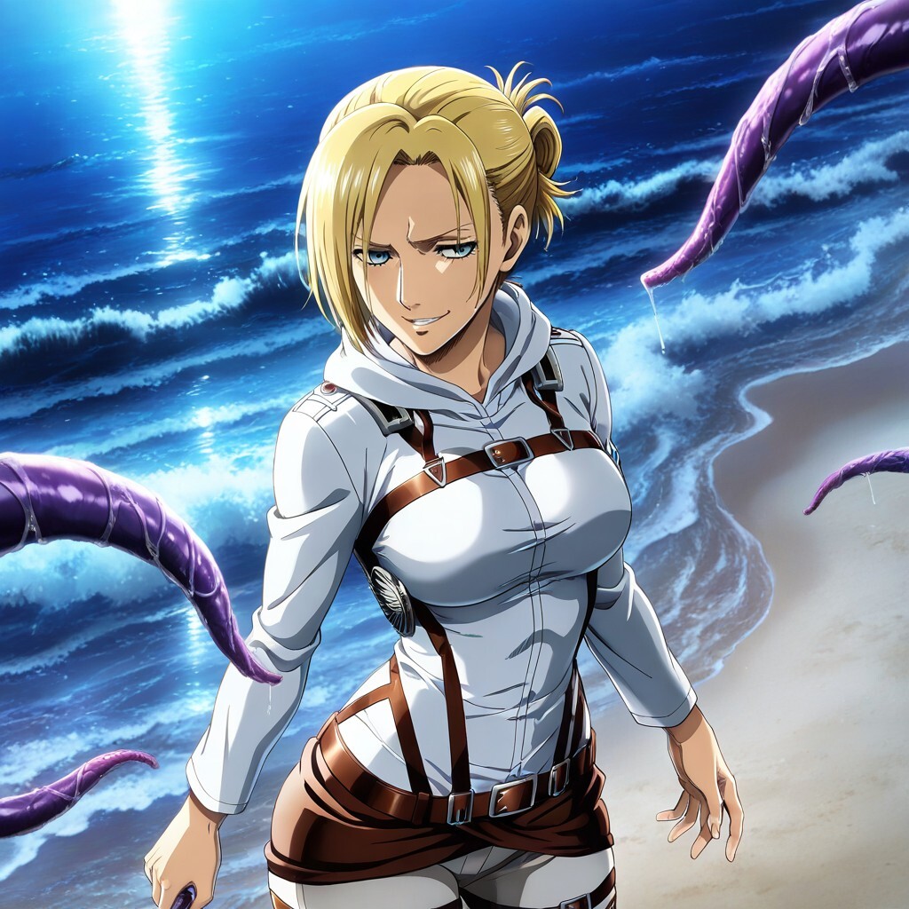 Annie Leonhart From Attack On Titan - Tentacles Opening page 6 full