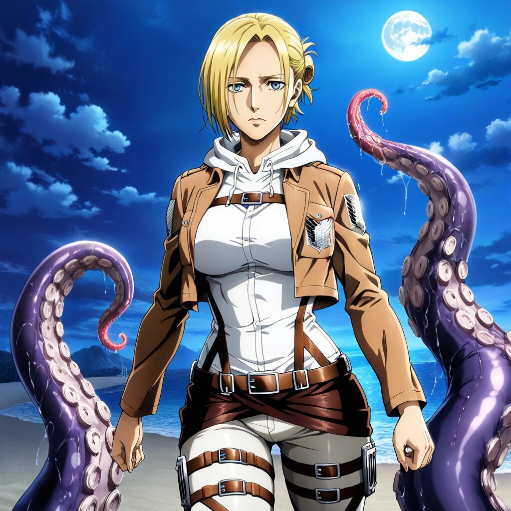 Annie Leonhart From Attack On Titan - Tentacles Opening page 8 full