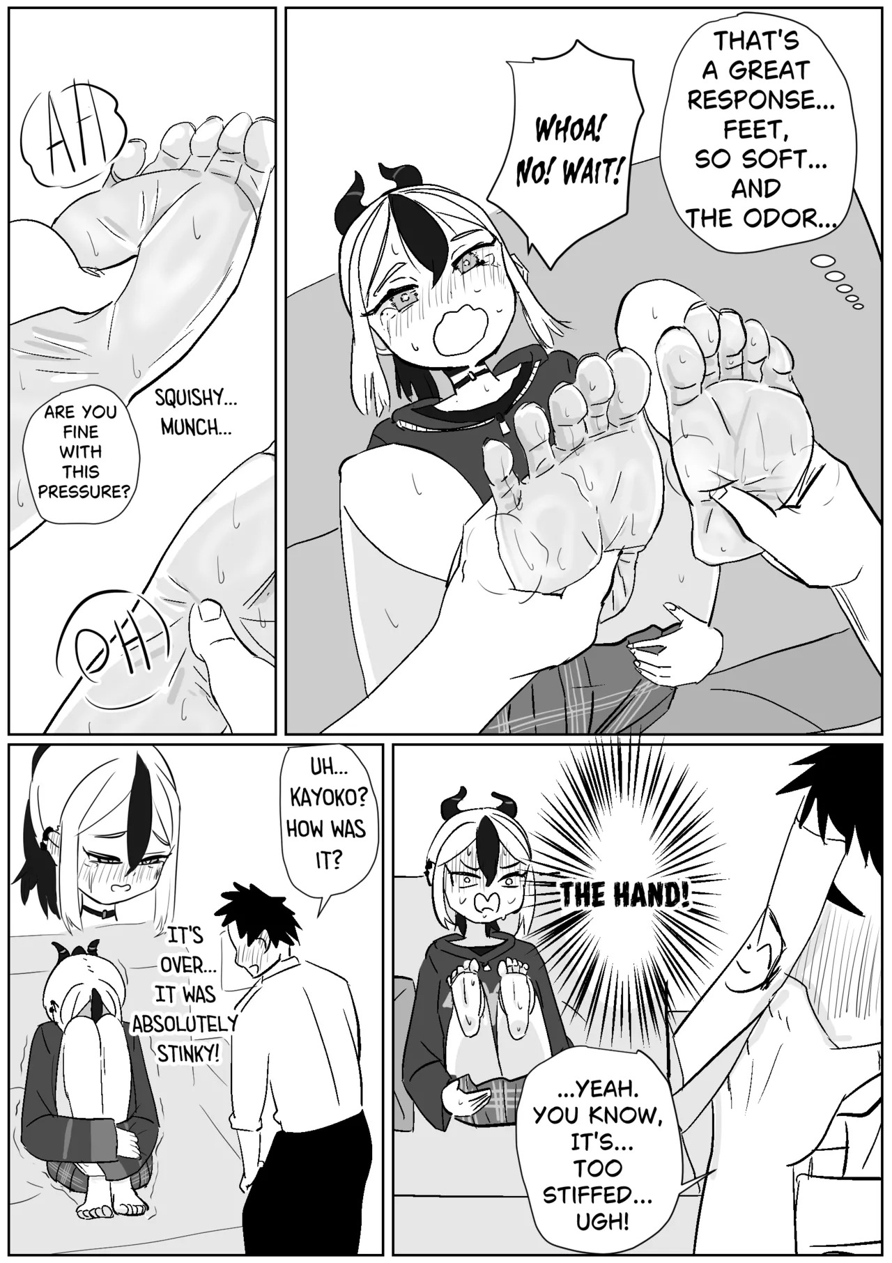 Massaging Kayoko's After-mission Stinky Feet page 3 full
