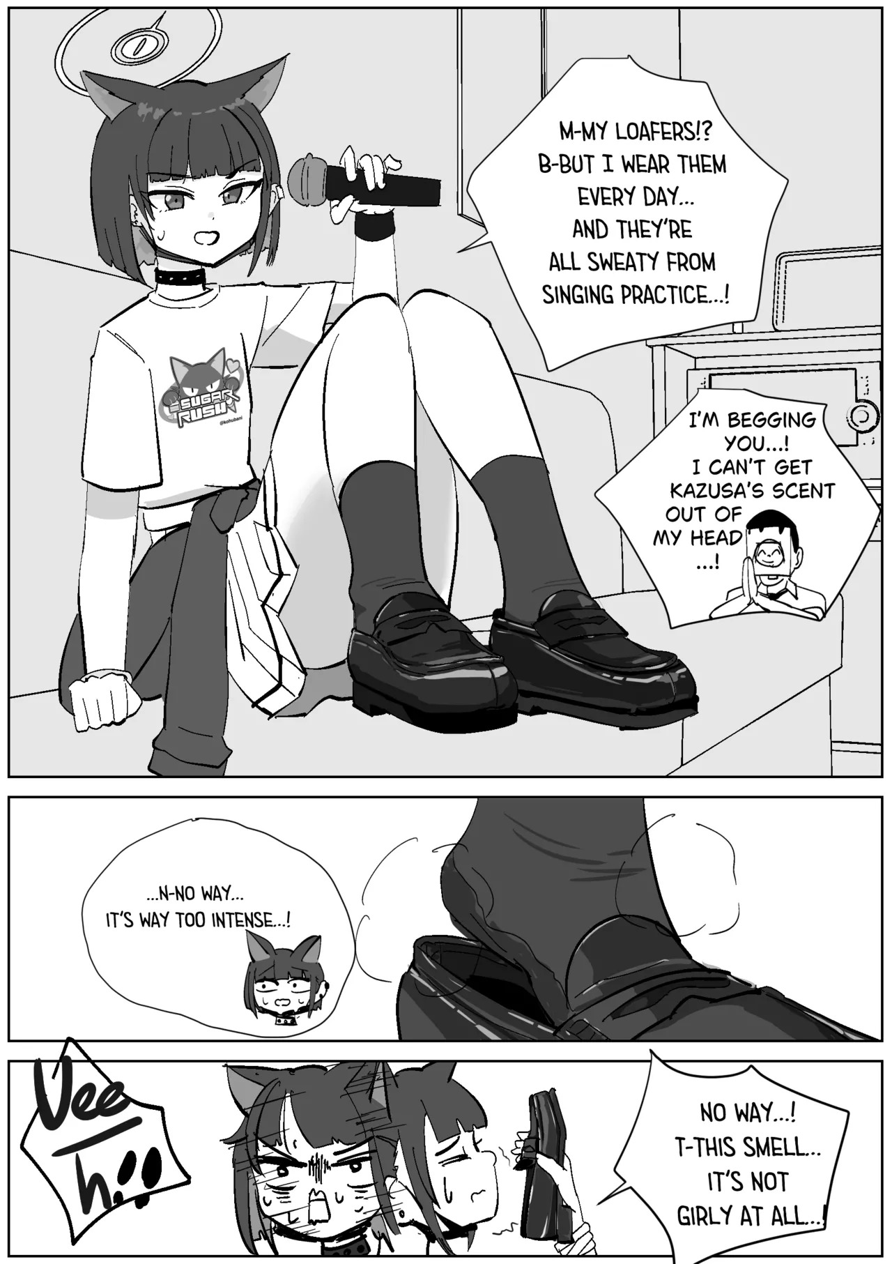 Kazusa’s Post-Practice Stinky Foot Tease page 1 full
