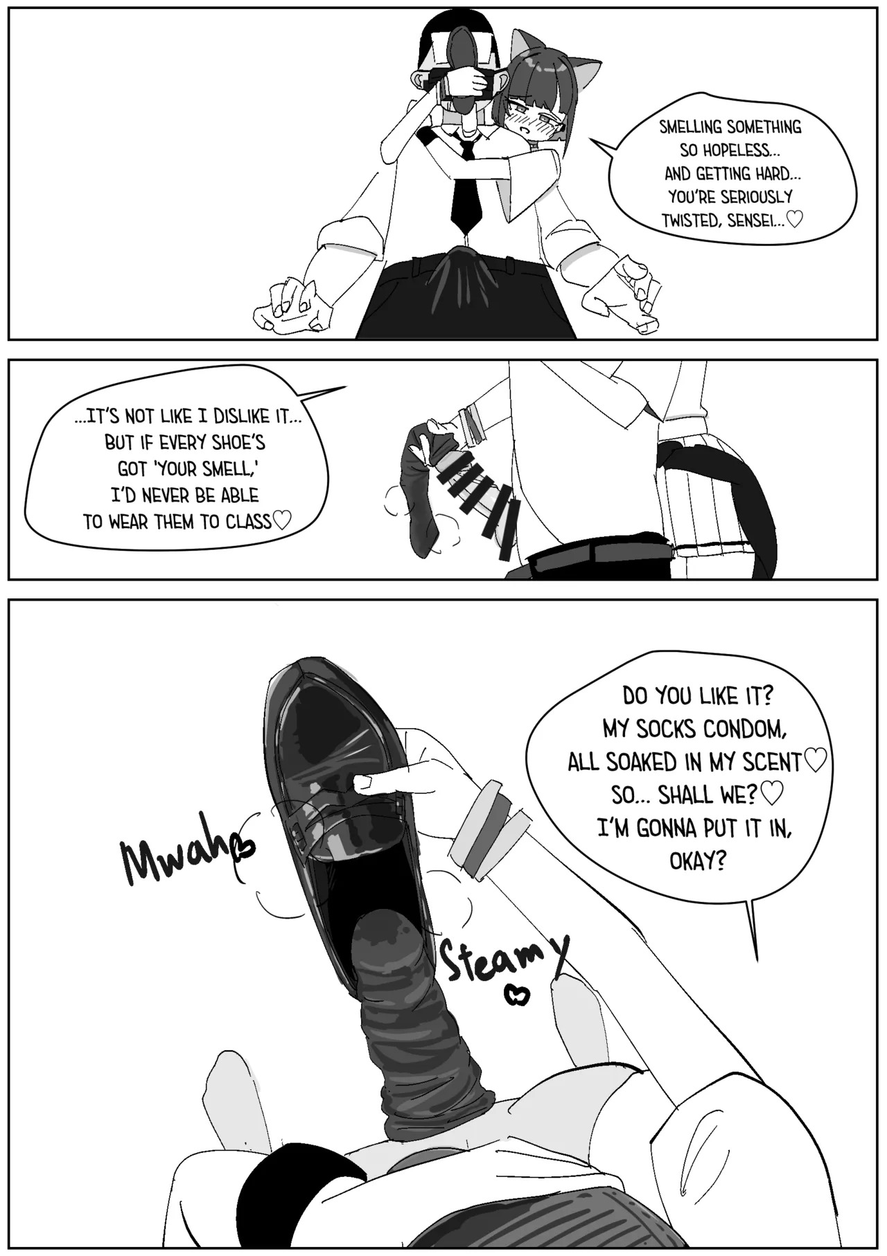 Kazusa’s Post-Practice Stinky Foot Tease page 4 full