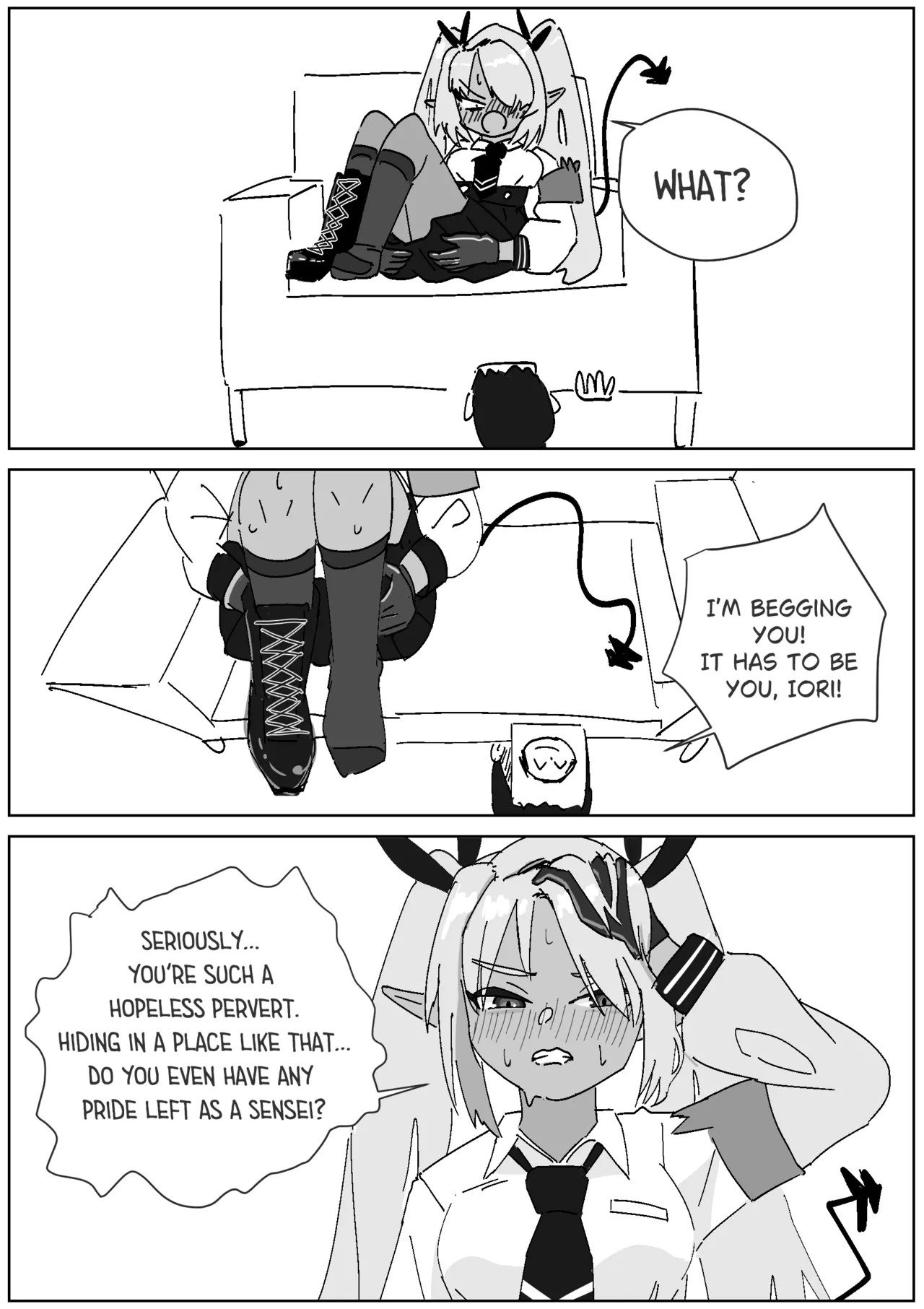 Iori – Stinky Feet Training for Maso Sensei page 2 full