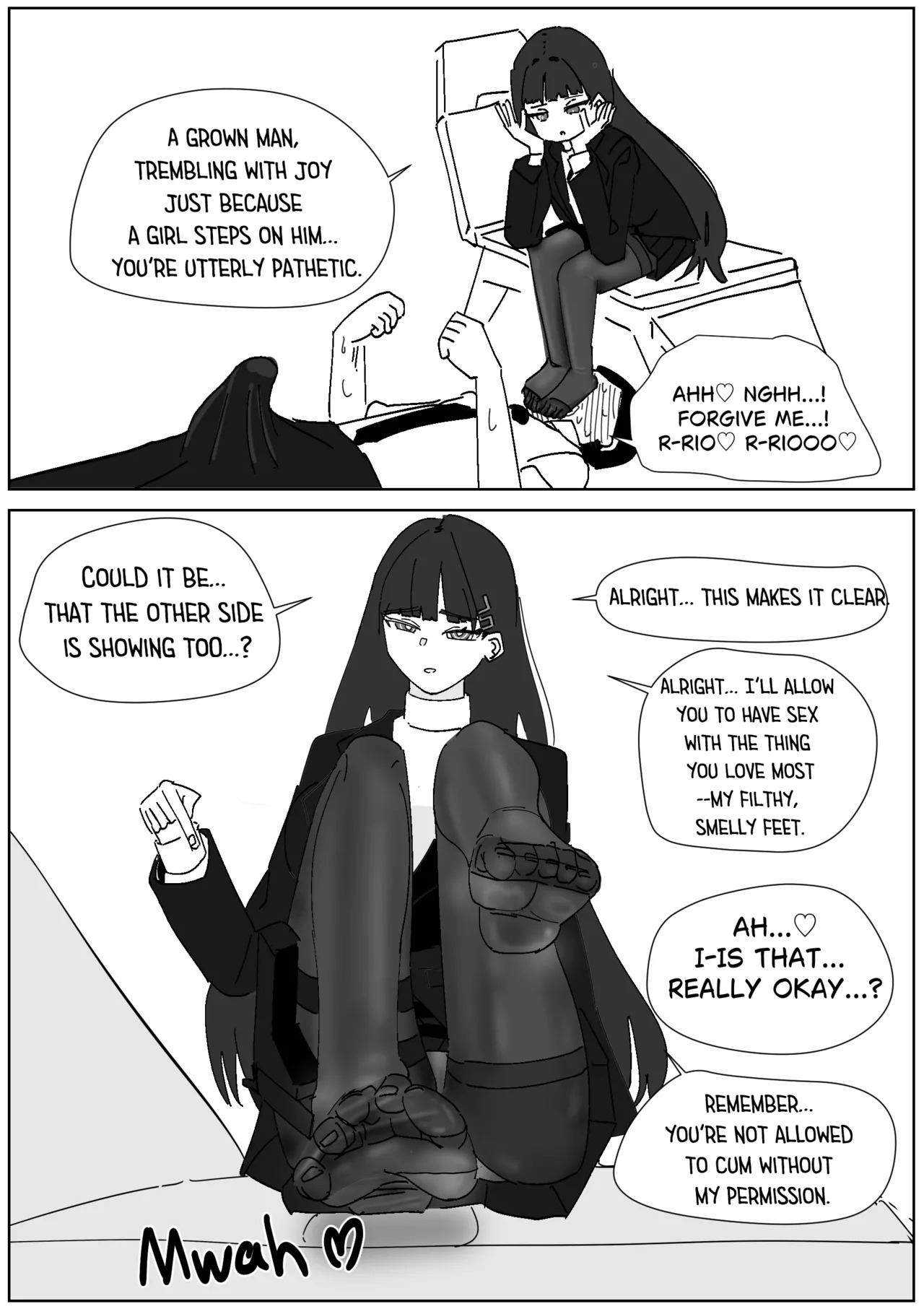 Rio’s Three-day-worn, Stinking Pantyhose page 5 full