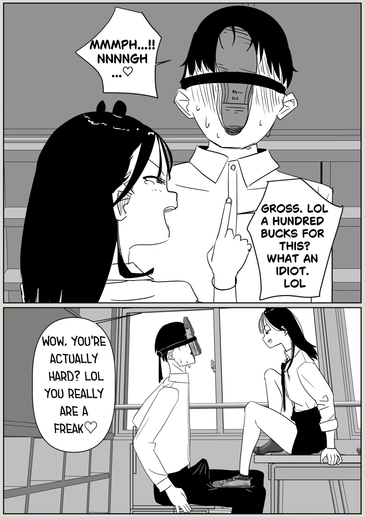 Forced to Buy Classmate's Stinky Socks page 6 full