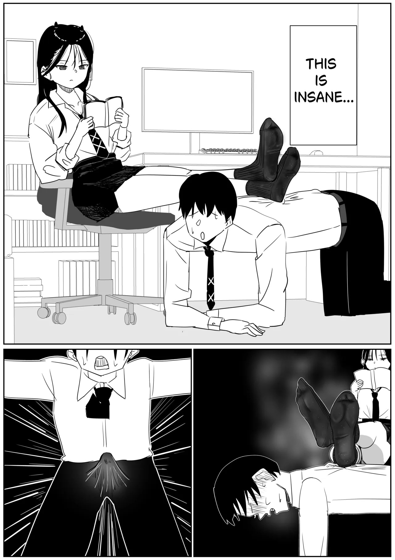Defeated by My Classmate's Sweaty, Stinky Socks page 1 full