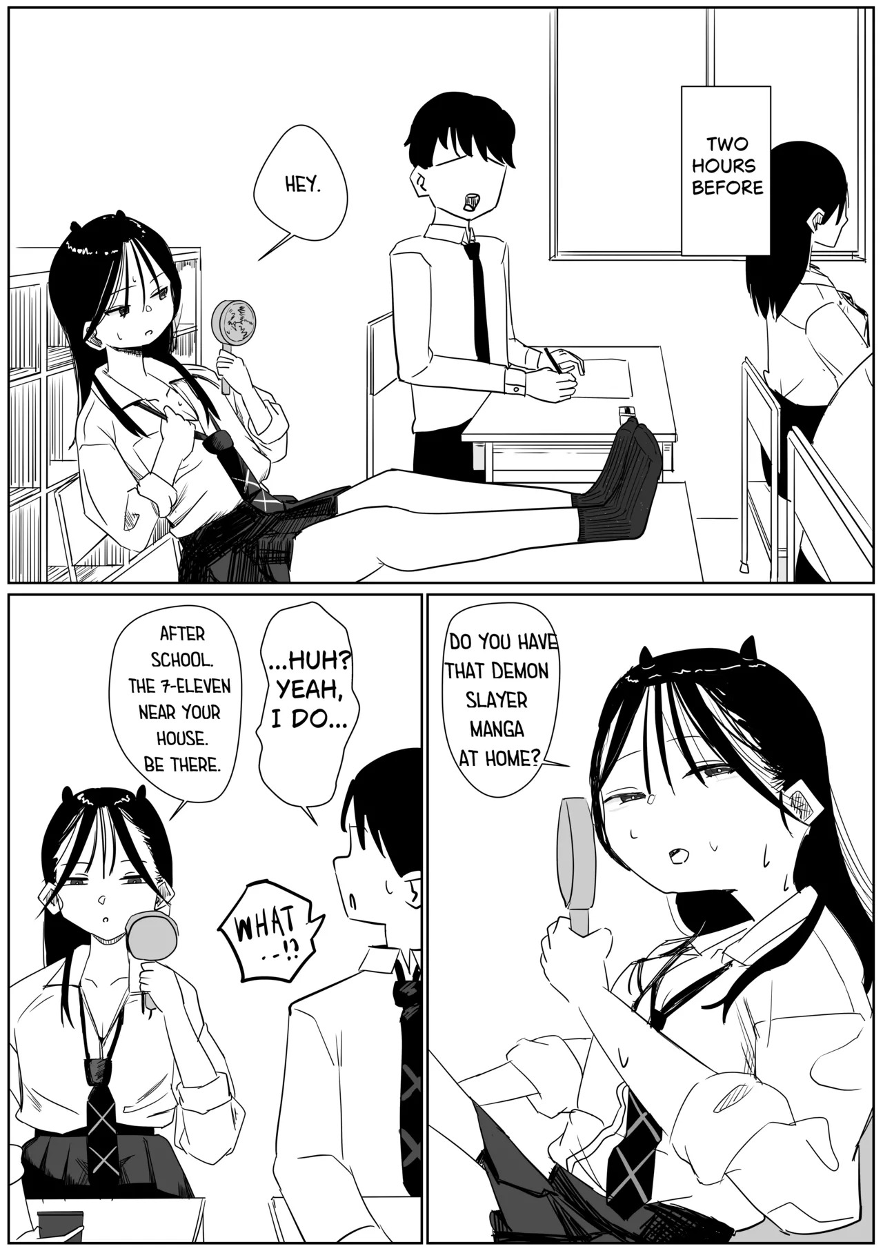 Defeated by My Classmate's Sweaty, Stinky Socks page 2 full