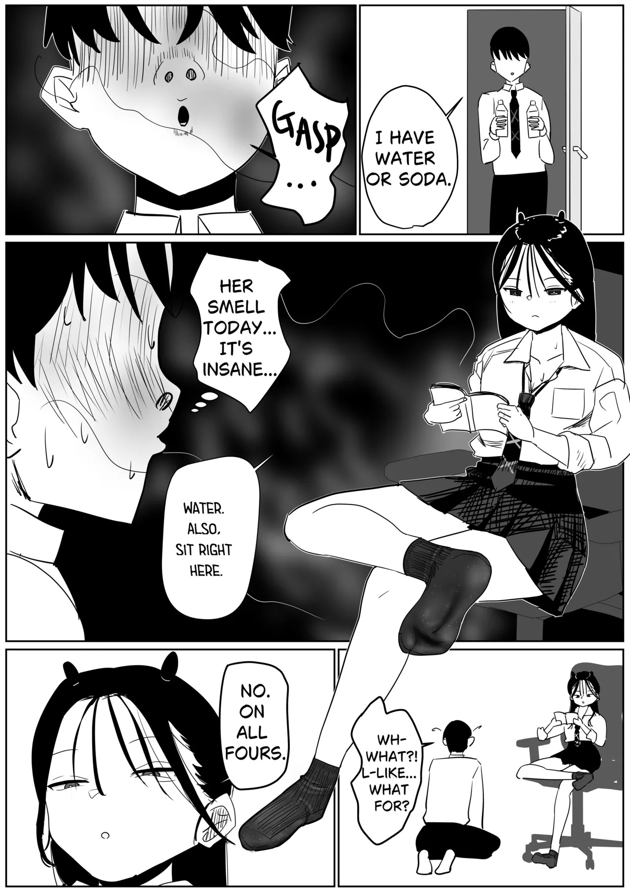 Defeated by My Classmate's Sweaty, Stinky Socks page 5 full