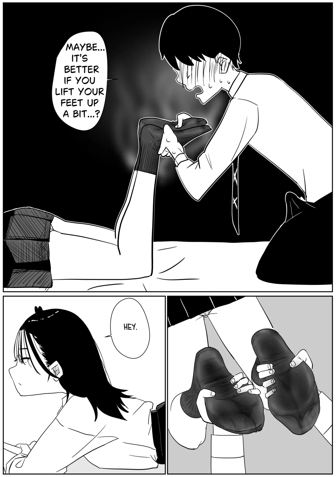 Defeated by My Classmate's Sweaty, Stinky Socks page 8 full