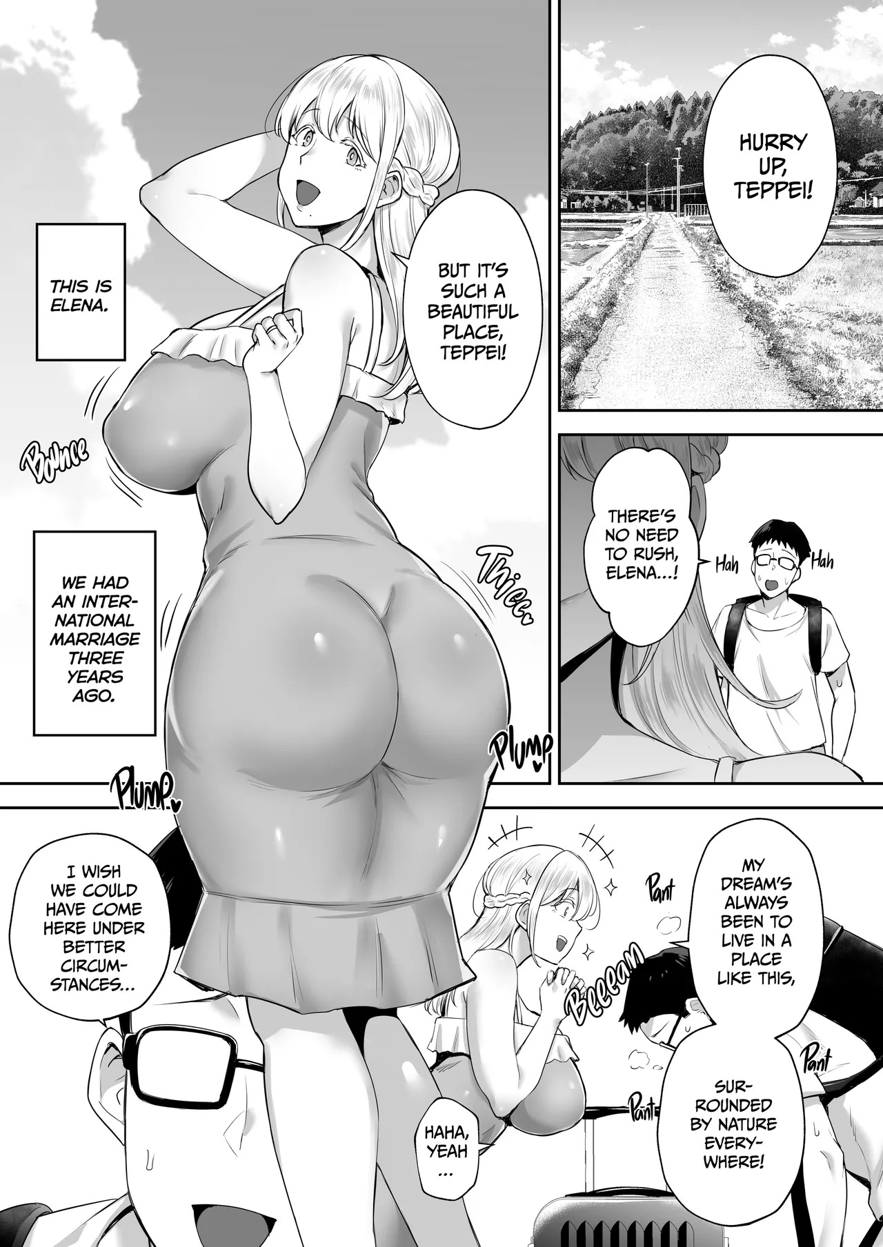 Big Boobed Wife Fucking My Uncle Behind My Back! 1 page 1 full