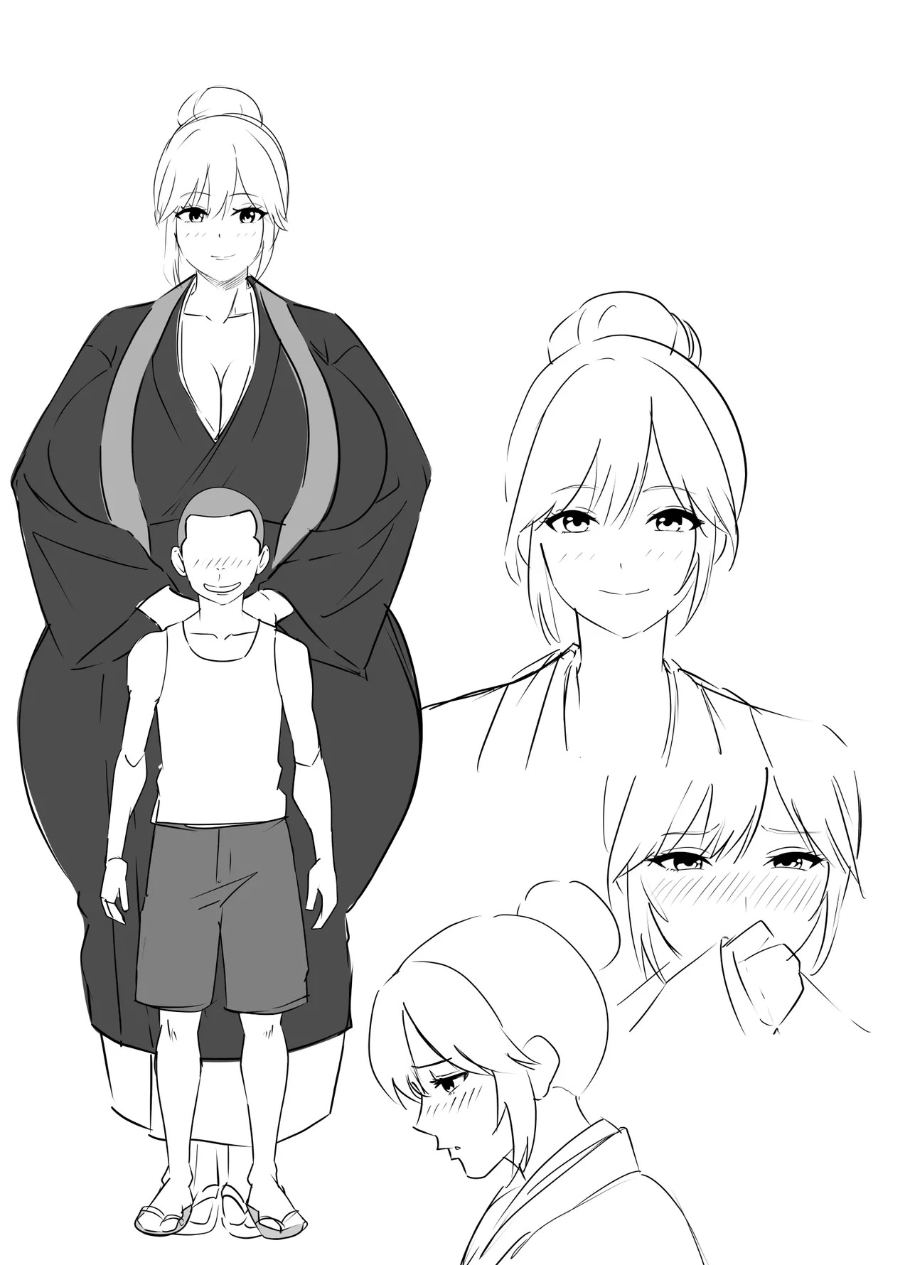 巨根のエロ餓鬼に堕とされた未亡人女住職 page 3 full