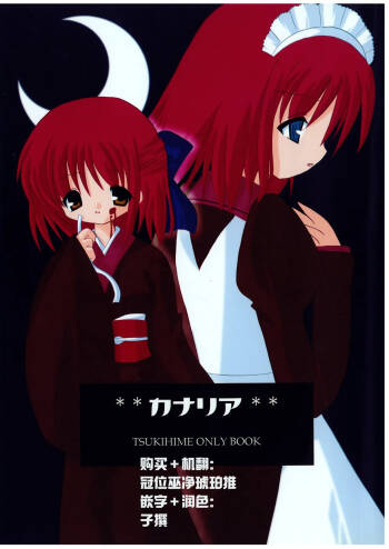 【机翻】月姬同人本《カナリア/金丝雀》Canaria（Tsukihime cover