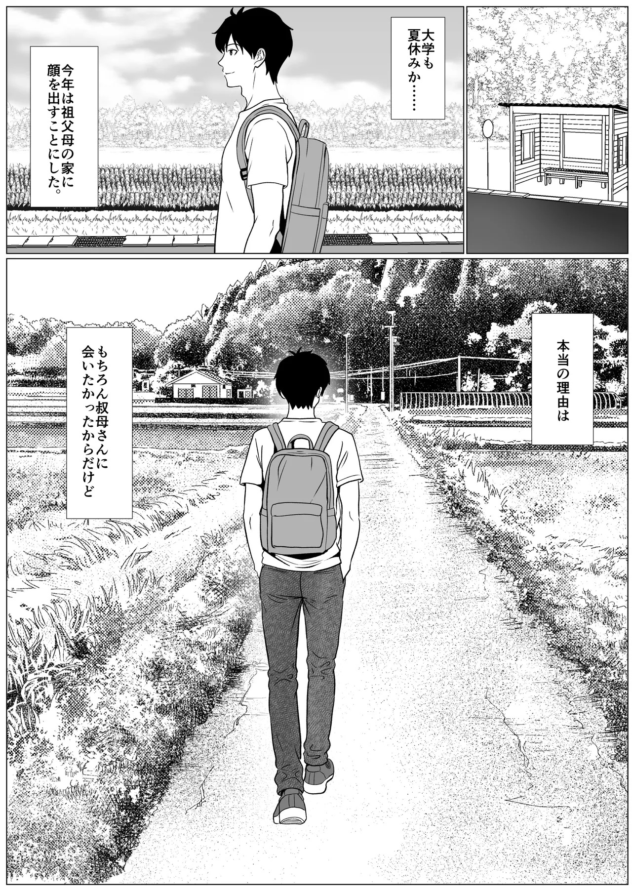 静かな夏 ― 無口な叔母 page 2 full