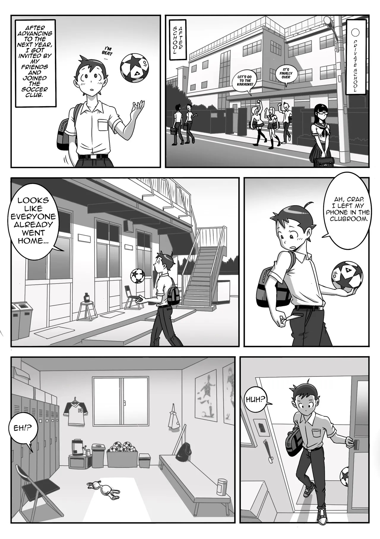 Seifuku Fella Zanmai Vol. 1 page 2 full