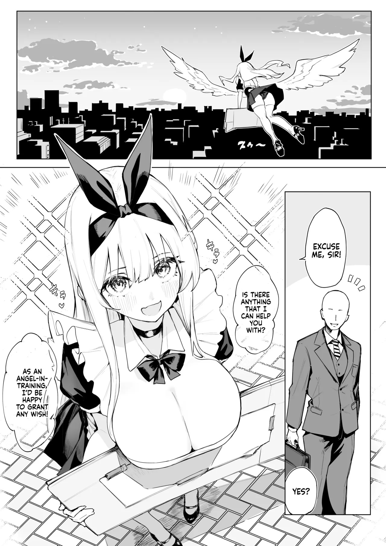 Tenshi Hirotta kara Haramaseru ~Ojii-san Senyou Botebara Onaho ni Naru made no Kiroku~ | I Met an Angel, and then I Knocked Her Up ~A Record of Becoming Oji-san’s Personal Preggo Belly Onahole~ page 3 full