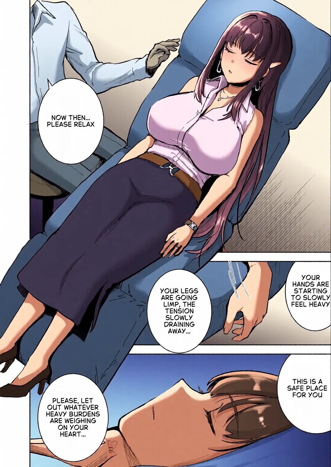 When I used hypnosis to awaken the true nature of a chaste, upper-class housewife...She turned out to be a self- destructive, slutty bitch page 9 full